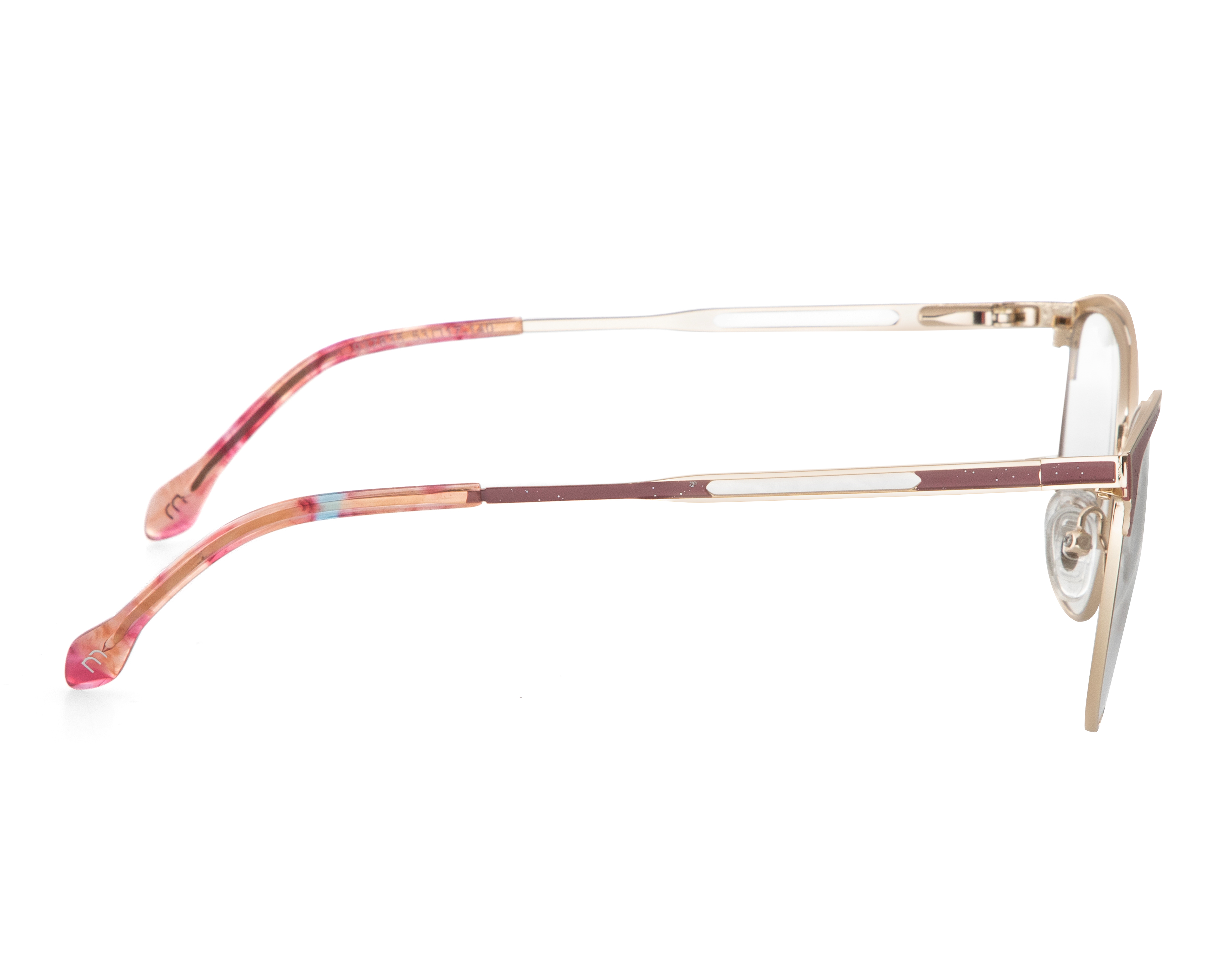 Foto 3 | Foto 3 | Armazón Oftálmico para Mujer Melrose Aviador Oro Rosa