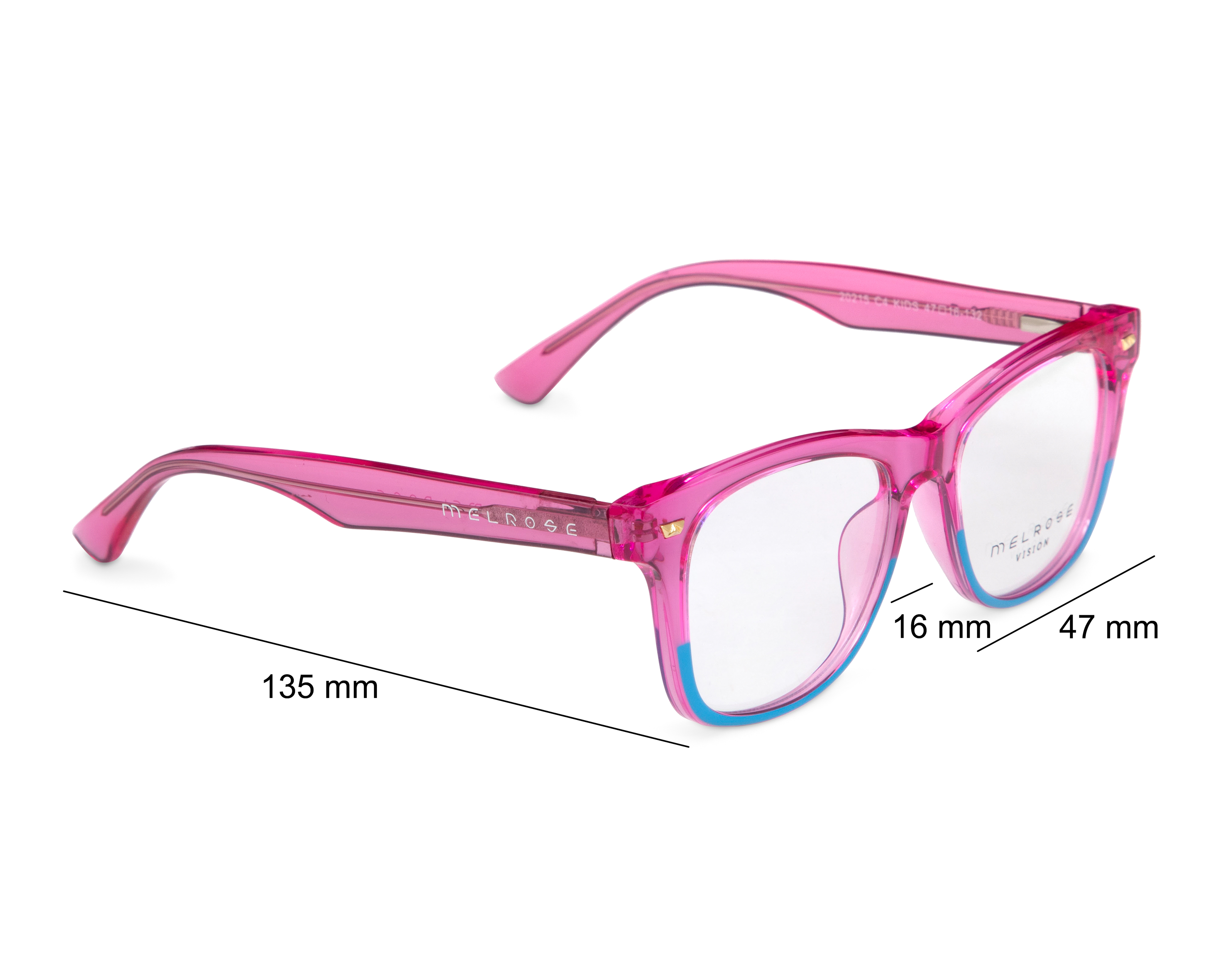 Foto 8 | Foto 8 | Armazón Oftálmico para Niños Melrose Wayfarer Rosa