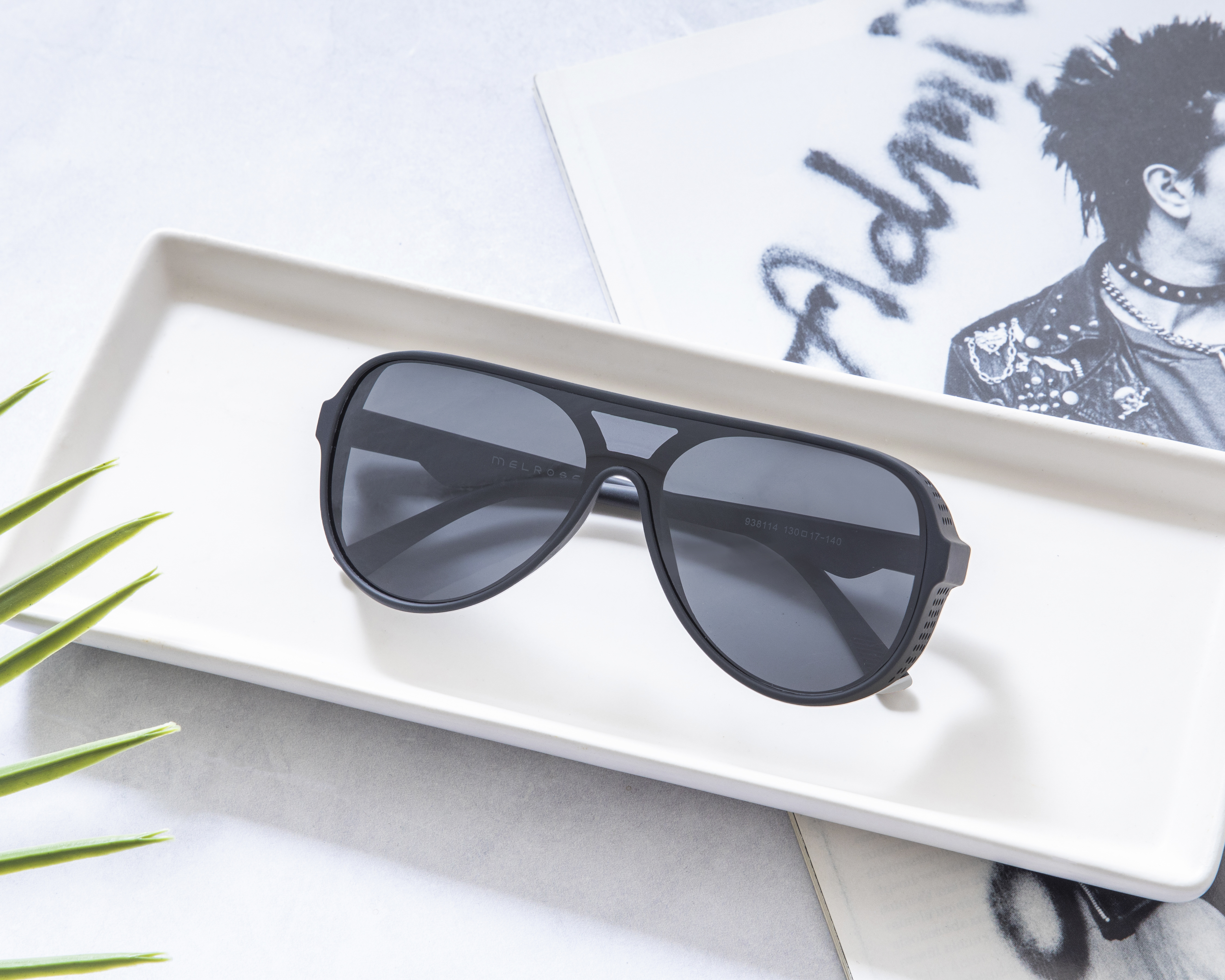 Foto 5 | Foto 5 | Lentes de Sol para Hombre Melrose Aviador SY1206KN Negro