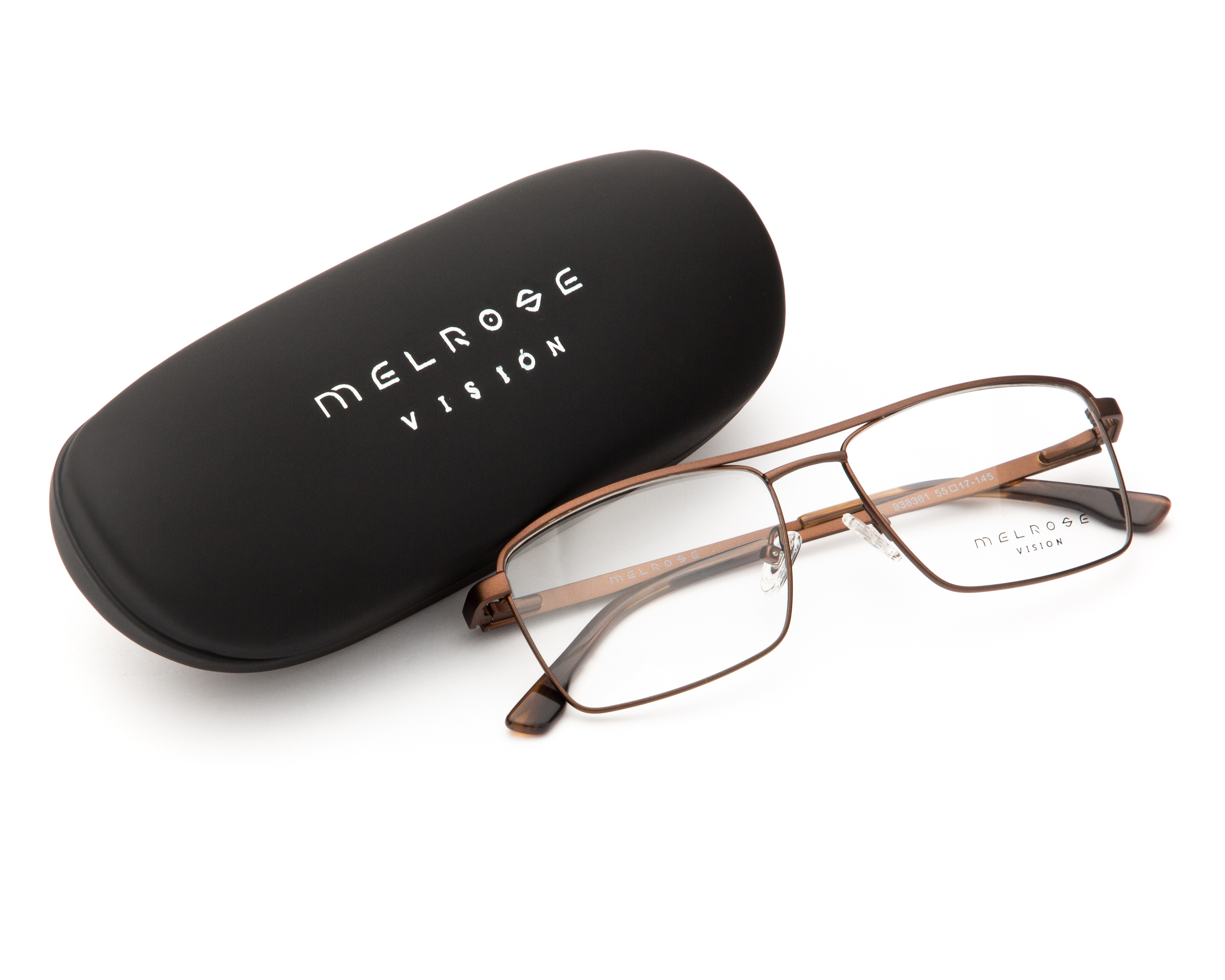 Foto 4 | Foto 4 | Armazón Oftálmico para Hombre Melrose Rectangular Café