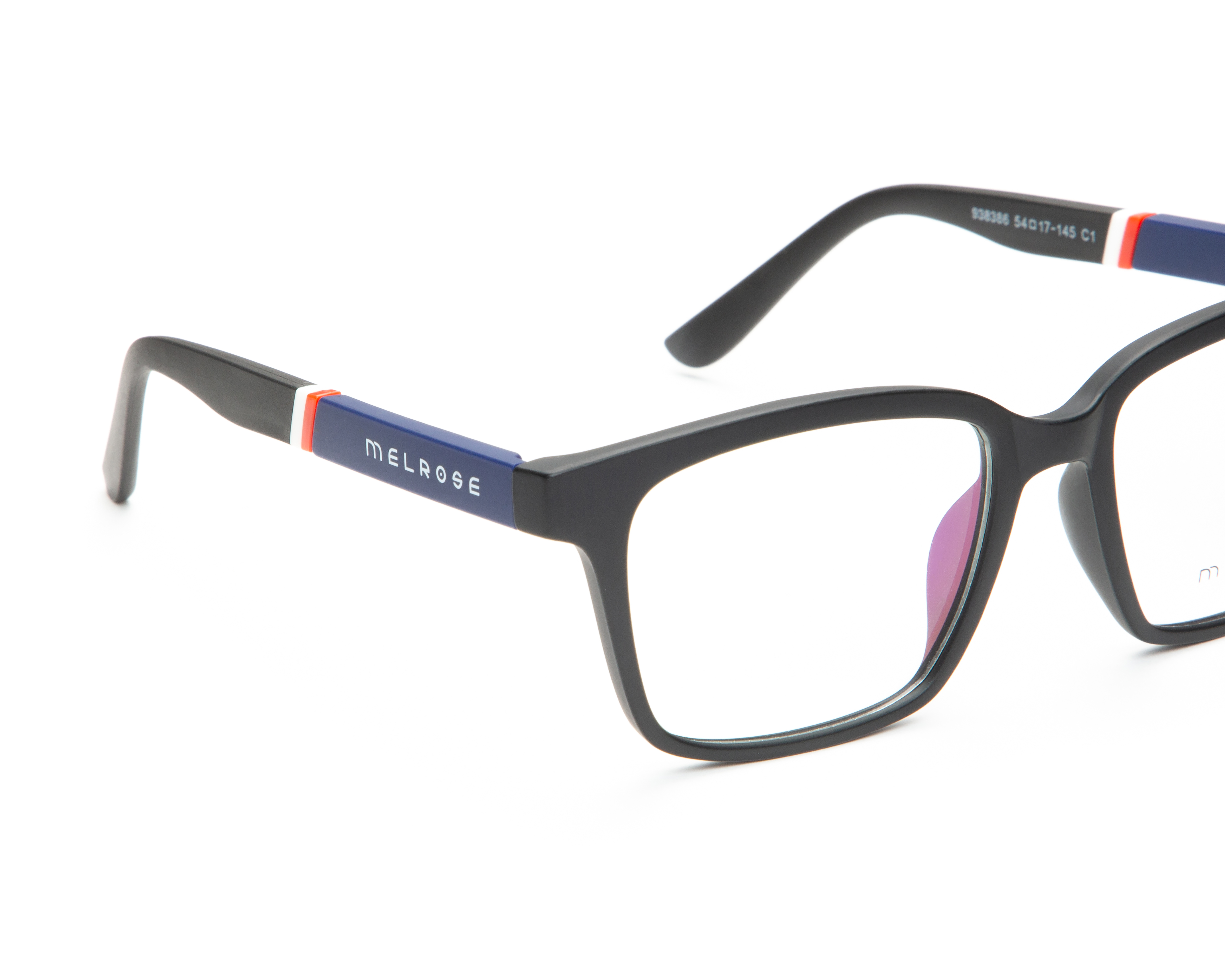 Foto 5 pulgar | Foto 4 | Armazón Oftálmico para Hombre Melrose Rectangular Negro