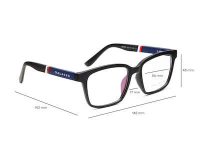 Foto 5 | Foto 5 | Armazón Oftálmico para Hombre Melrose Rectangular Negro
