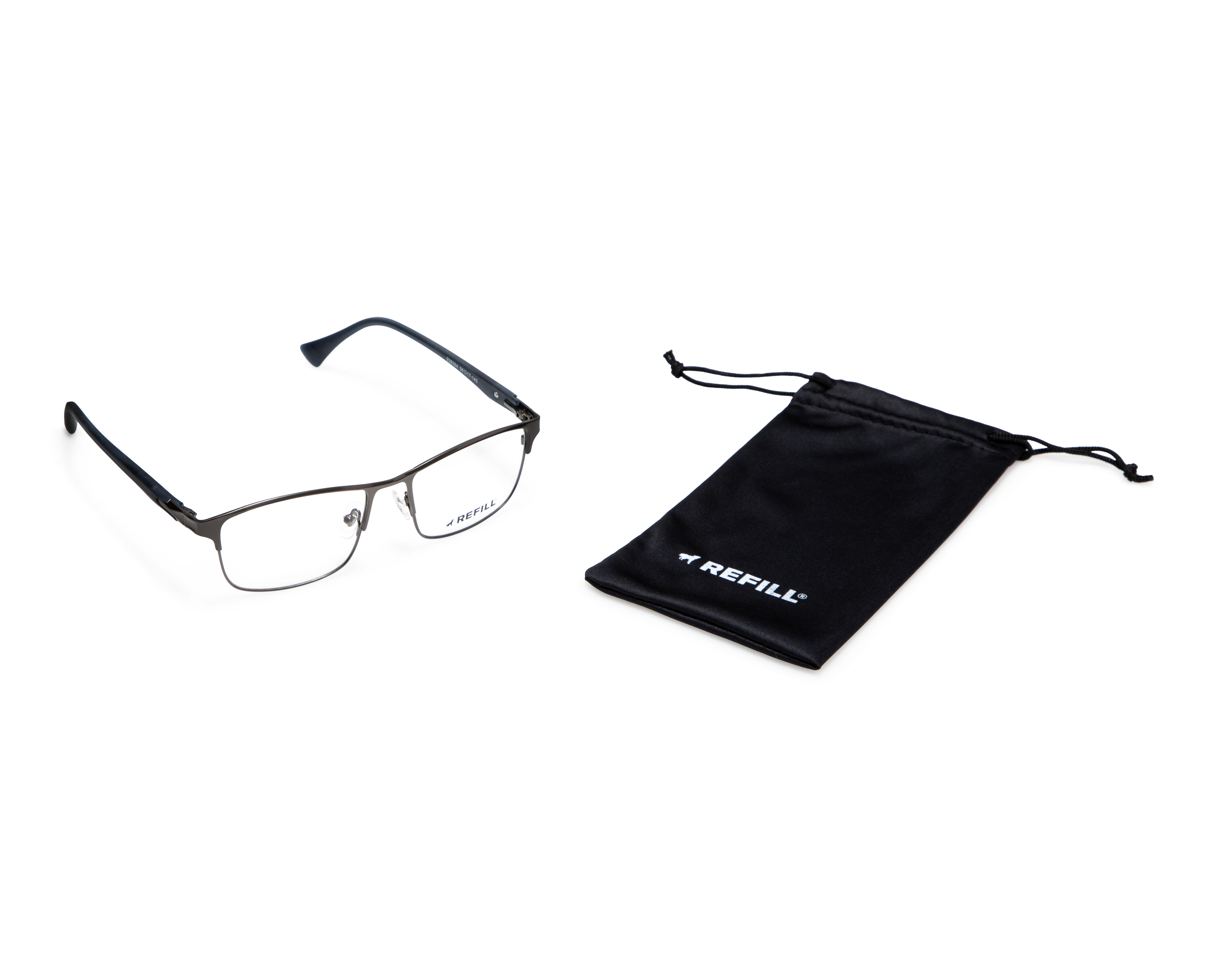 Foto 5 | Foto 5 | Armazón Oftálmico para Hombre Refill Cuadrado Negro