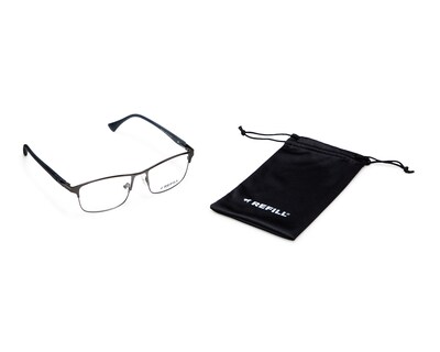 Foto 5 | Foto 5 | Armazón Oftálmico para Hombre Refill Cuadrado Negro