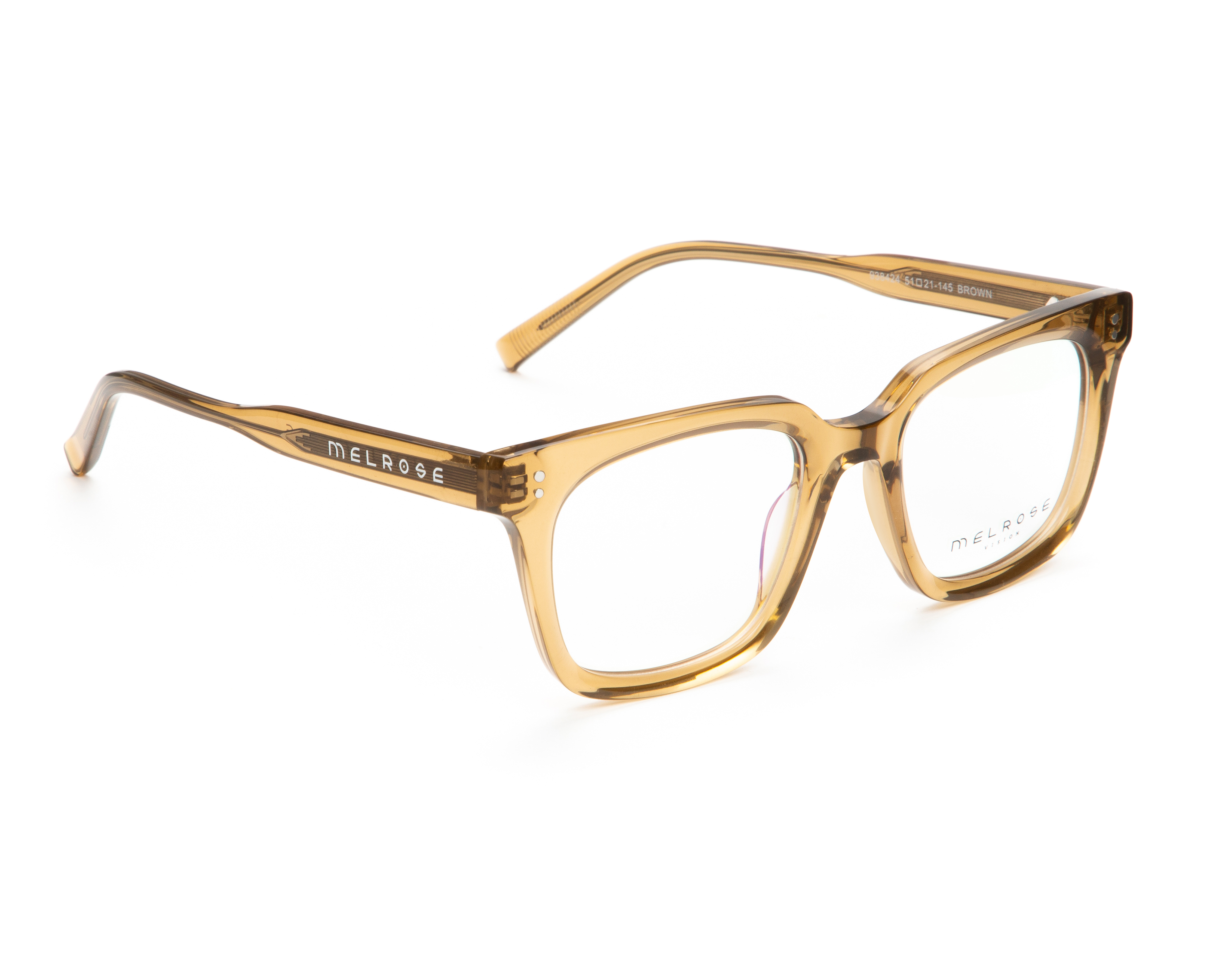 Foto 2 pulgar | Foto 1 | Armazón Oftálmico para Mujer Melrose Wayfarer Café