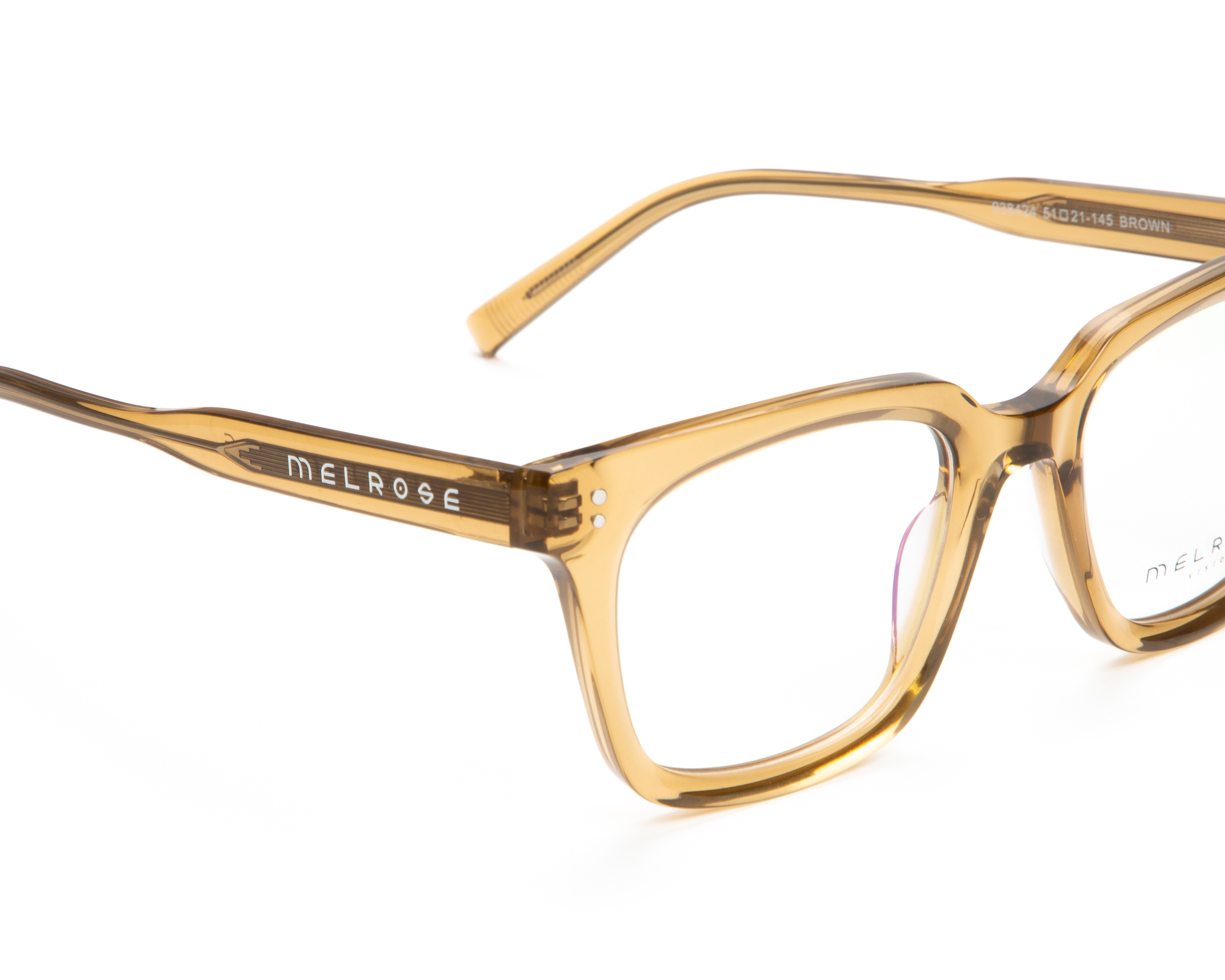 Foto 5 pulgar | Foto 4 | Armazón Oftálmico para Mujer Melrose Wayfarer Café
