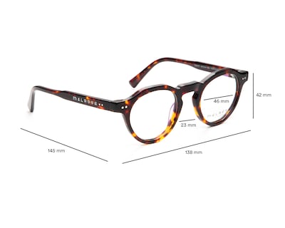 Foto 5 | Foto 5 | Armazón Oftálmico para Mujer Melrose Redondo Leopardo