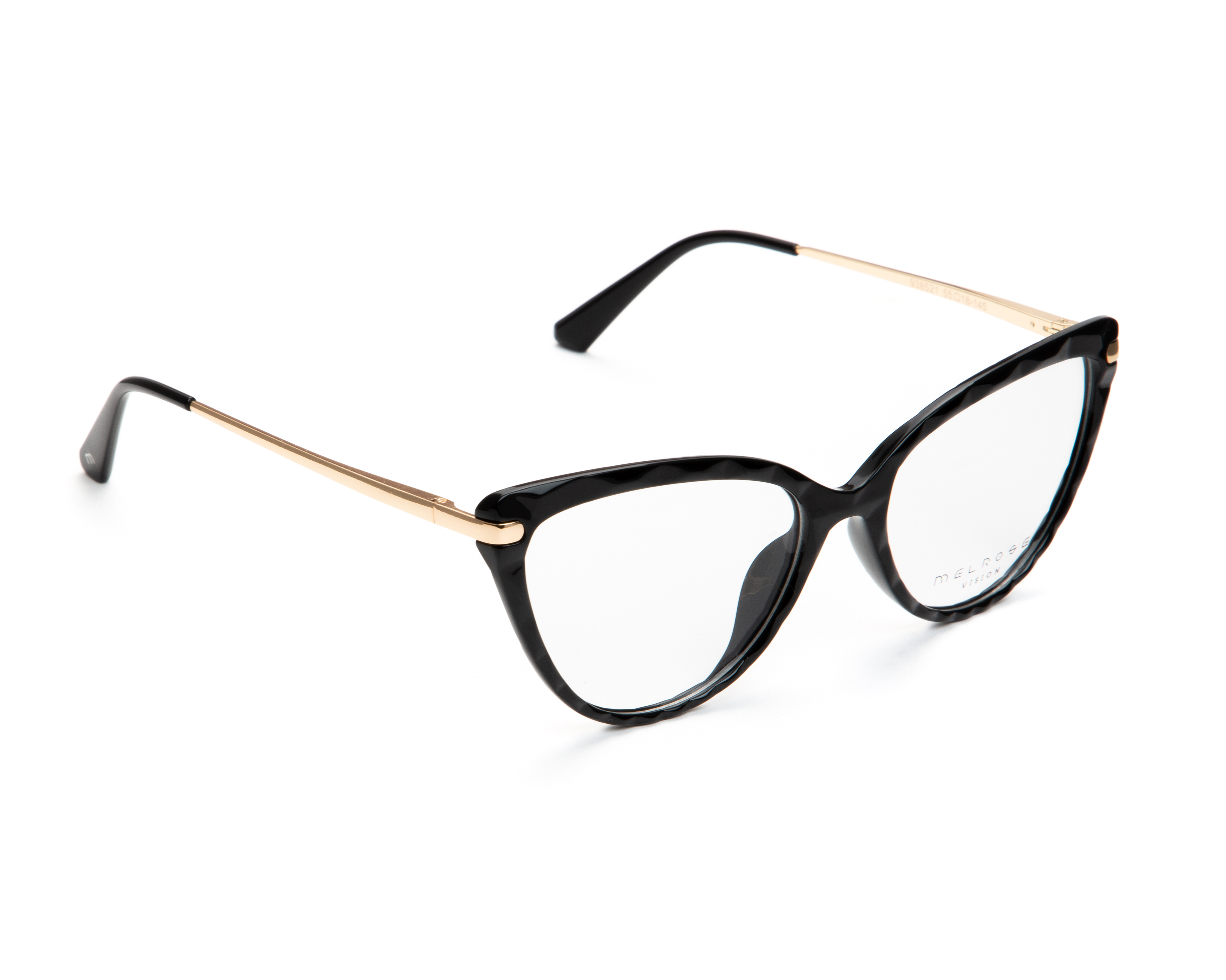 Armazón Oftálmico para Mujer Melrose Cat Eye Negro