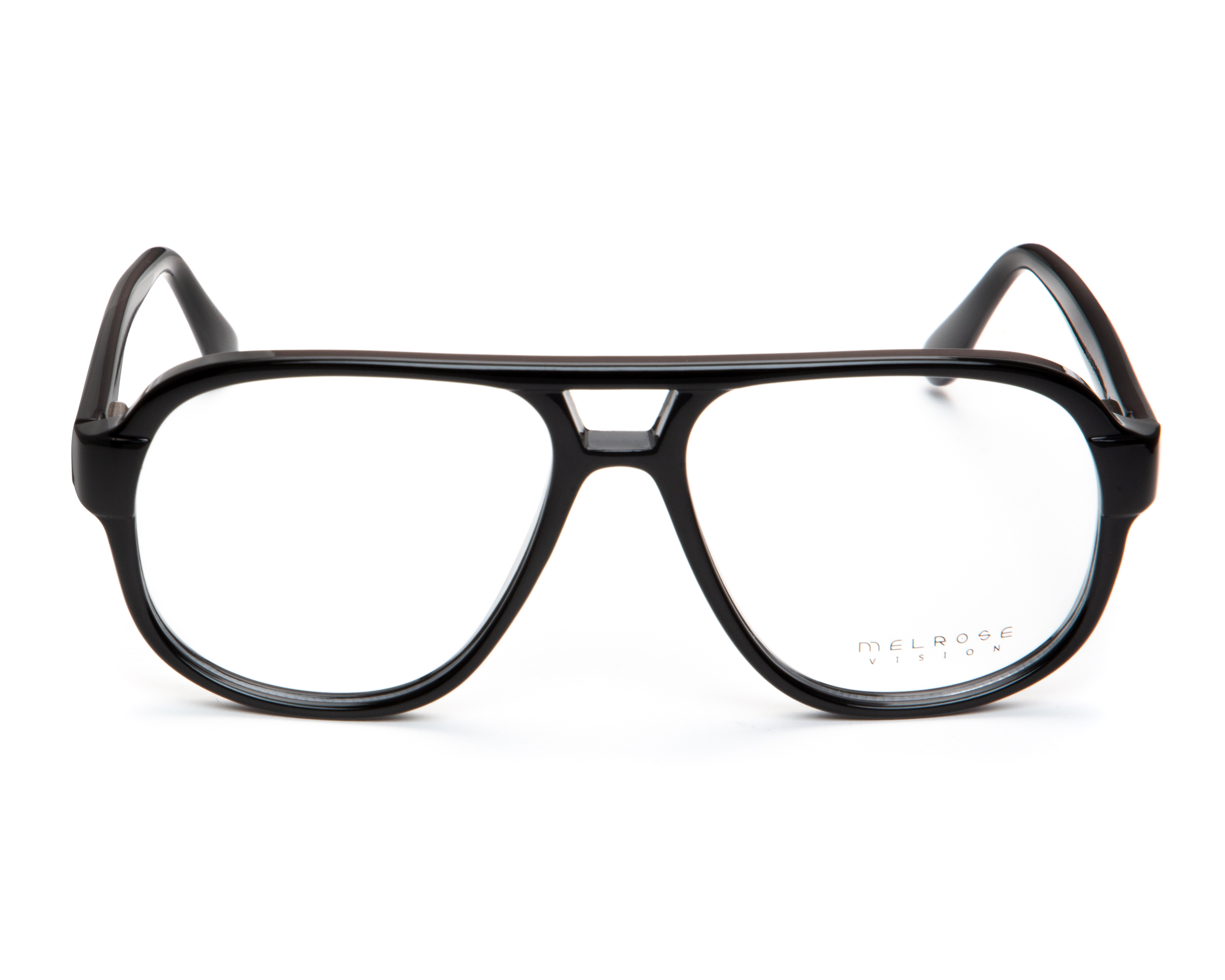 Foto 3 pulgar | Foto 2 | Armazón Oftálmico Unisex Melrose Aviador Negro