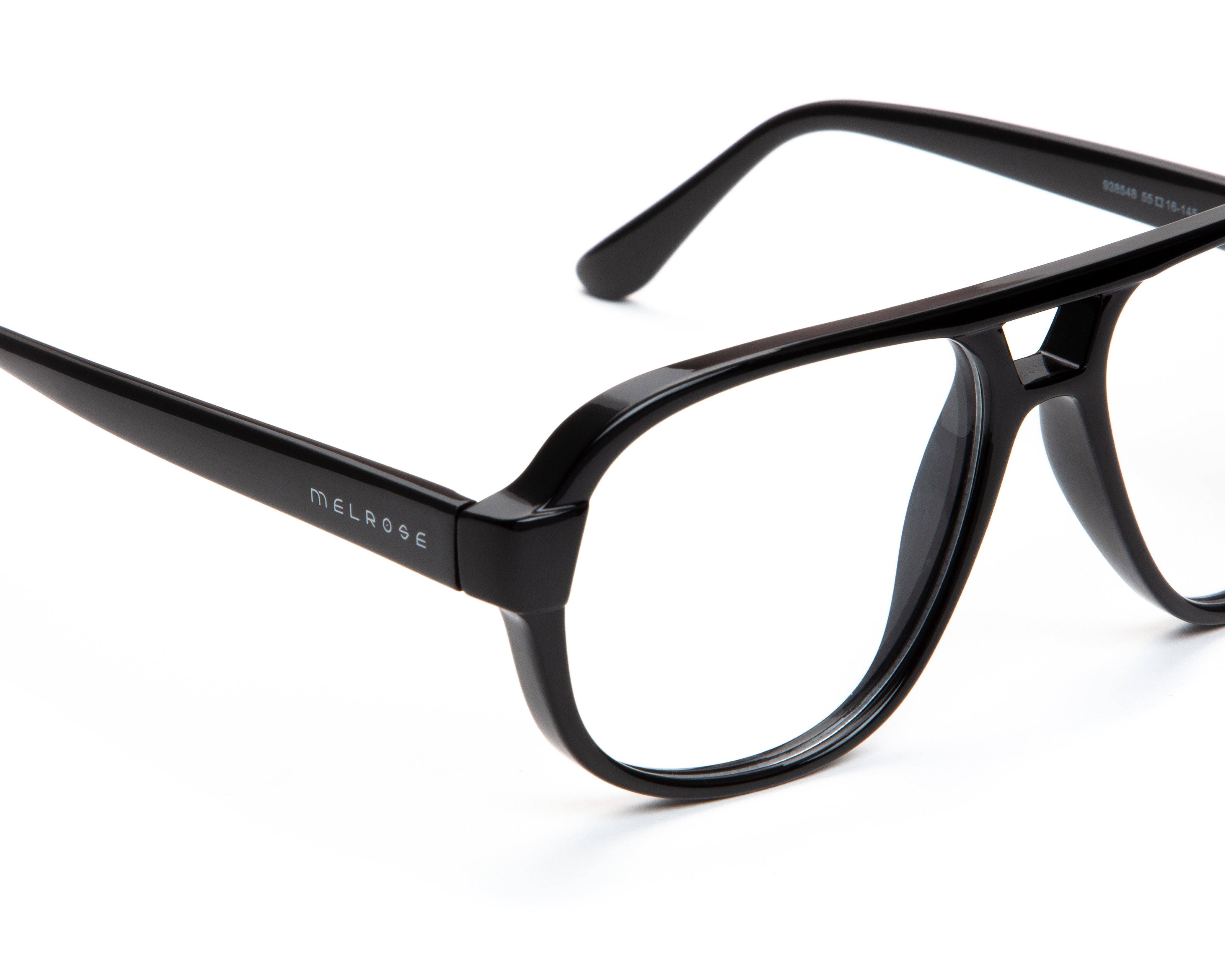 Foto 5 pulgar | Foto 4 | Armazón Oftálmico Unisex Melrose Aviador Negro