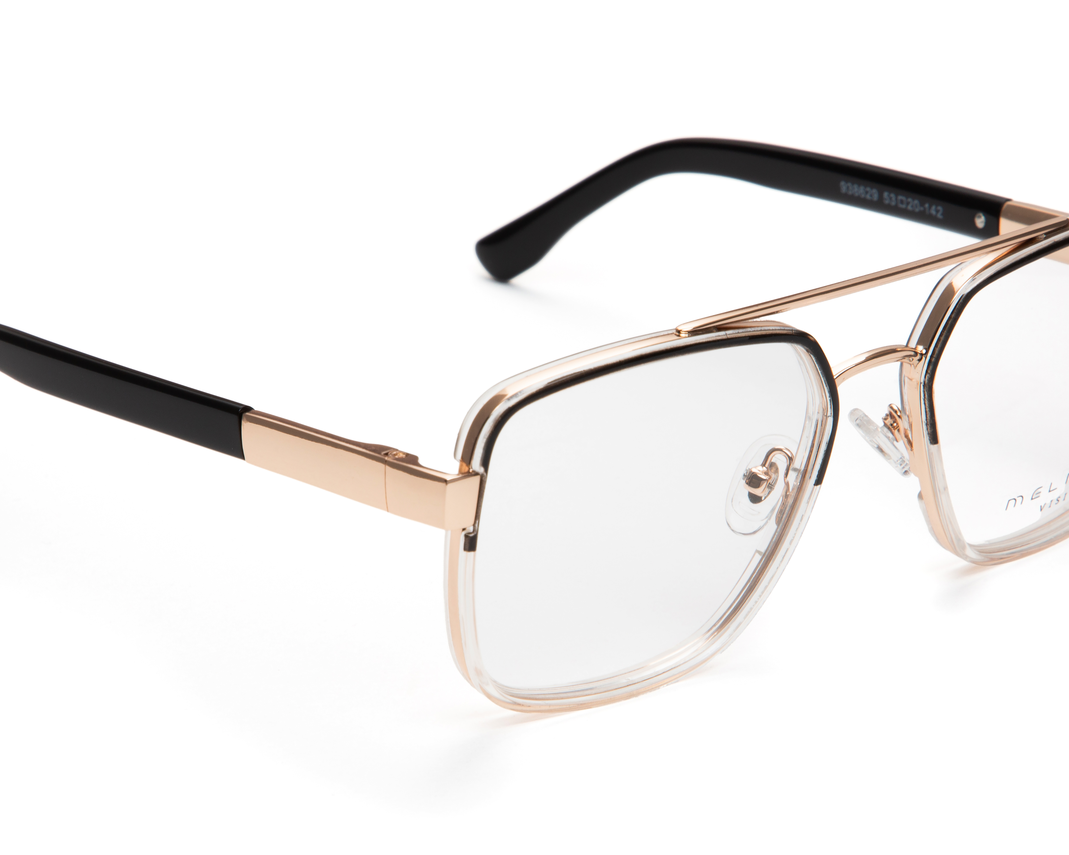 Foto 4 | Foto 4 | Armazón Oftálmico Unisex Melrose Cuadrado Dorado