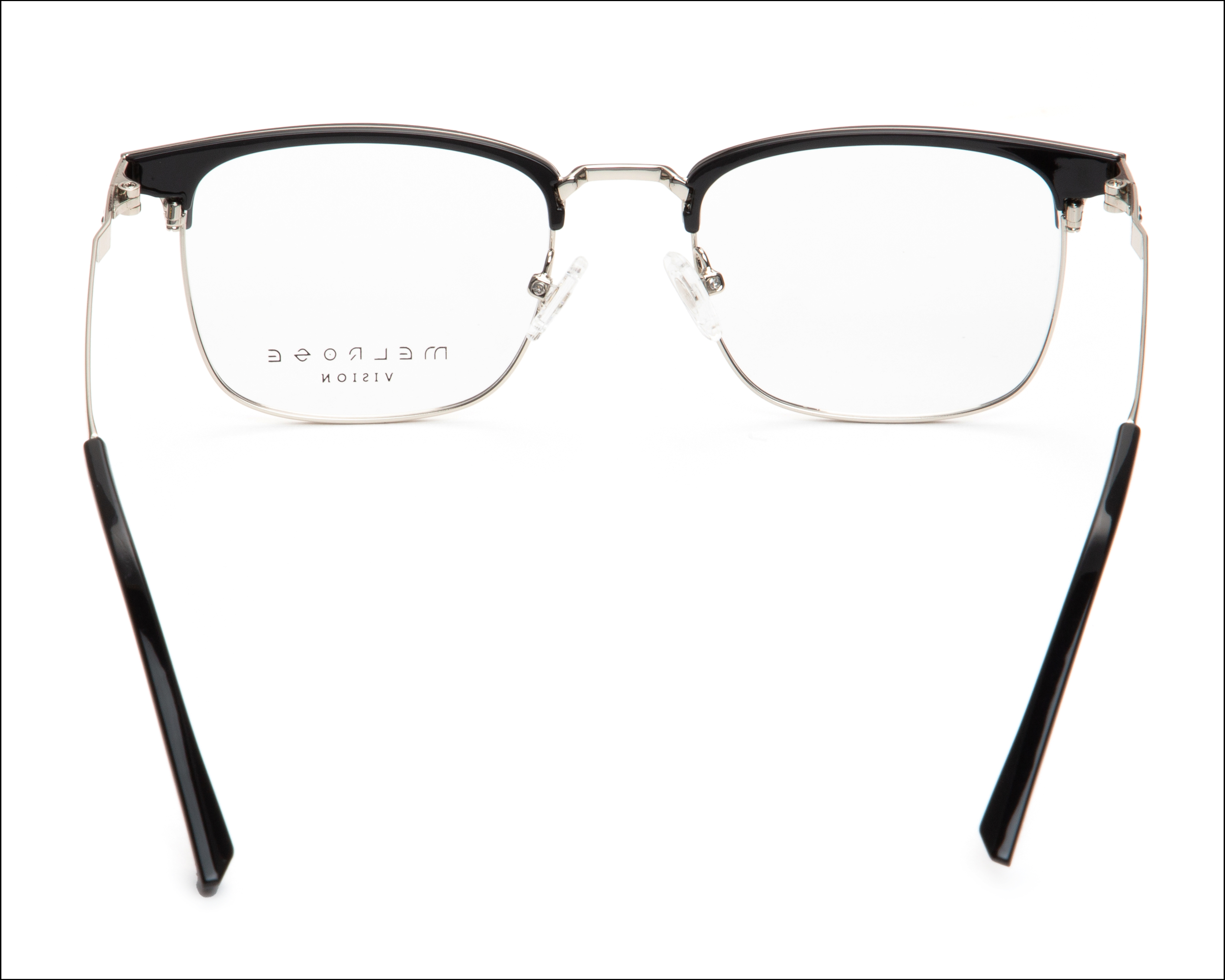 Foto 4 pulgar | Foto 3 | Armazón Oftálmico para Hombre Melrose Cuadrado Plateado
