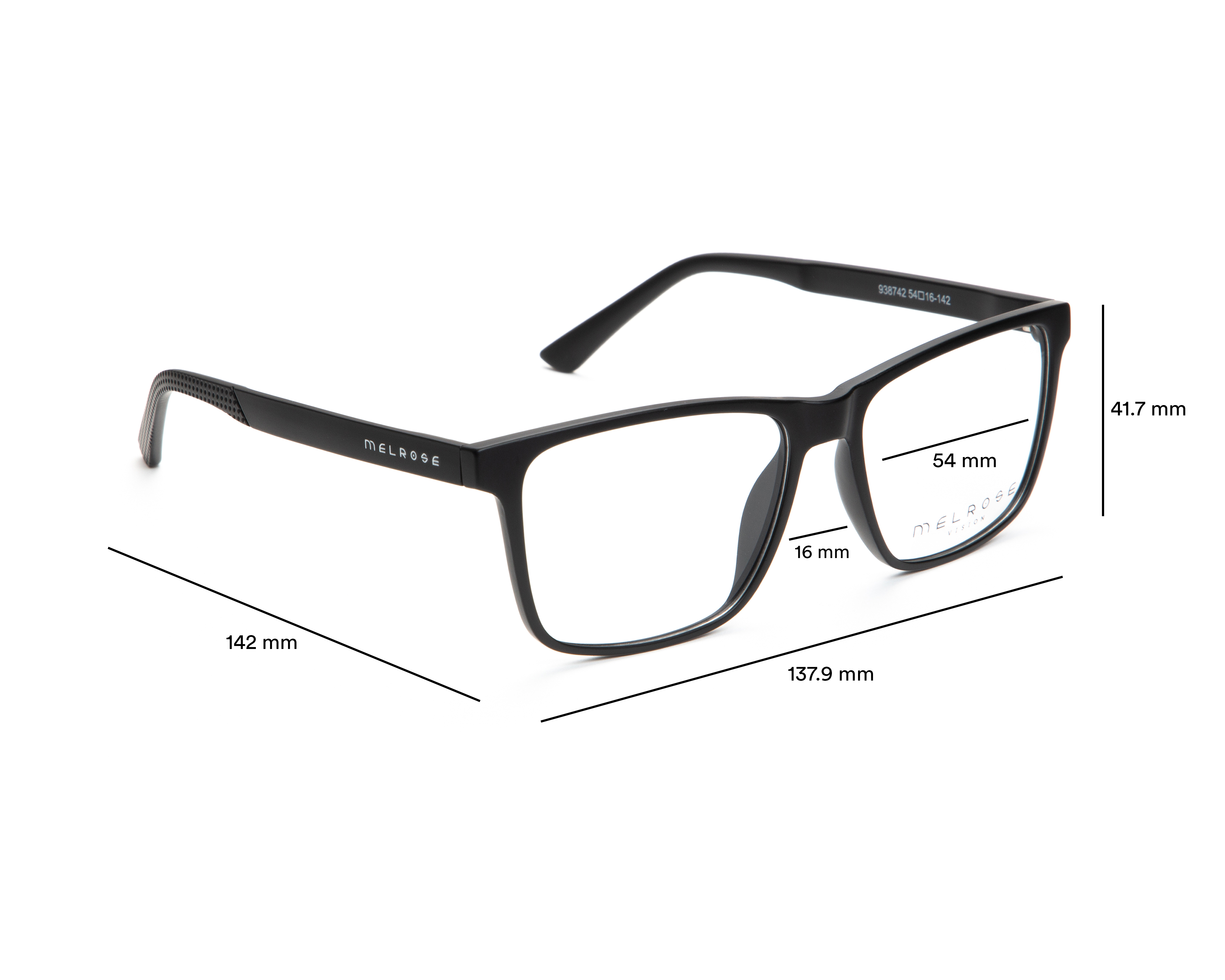 Foto 5 | Foto 5 | Armazón Oftálmico para Hombre Cuadrados Melrose Gris Plomo