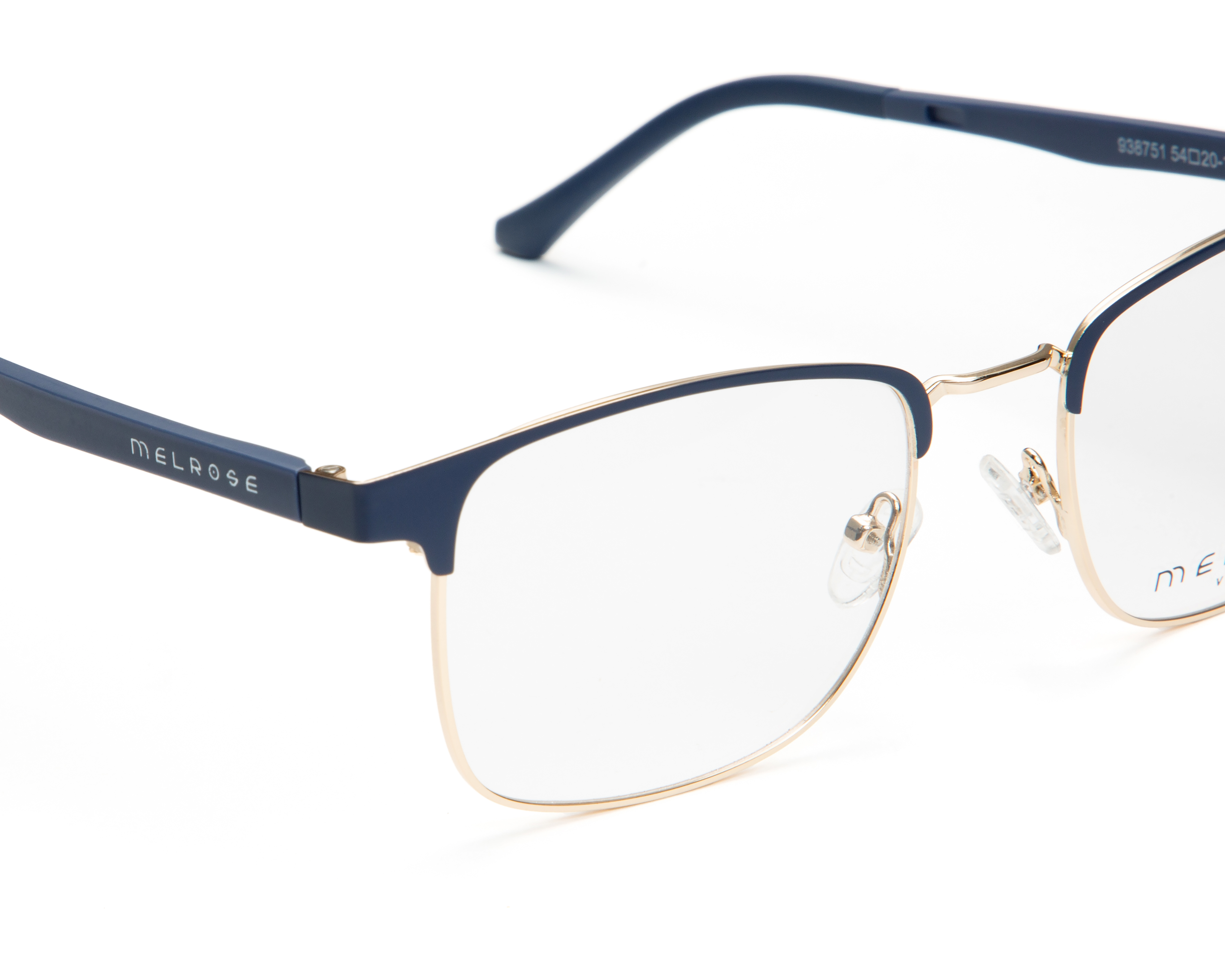 Foto 4 | Foto 4 | Armazón Oftálmico Unisex Melrose Cuadrados Azul Marino