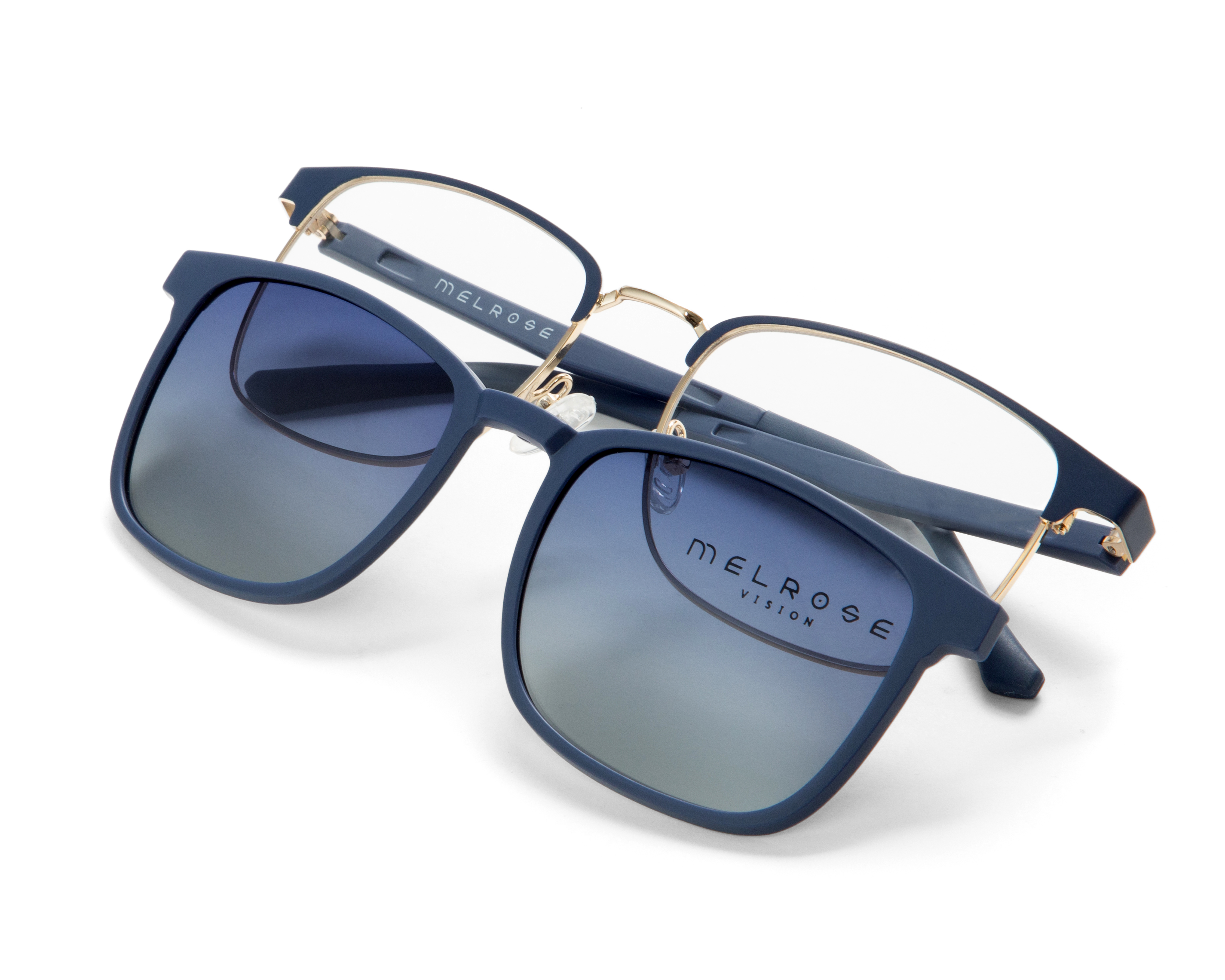 Foto 6 | Foto 6 | Armazón Oftálmico Unisex Melrose Cuadrados Azul Marino