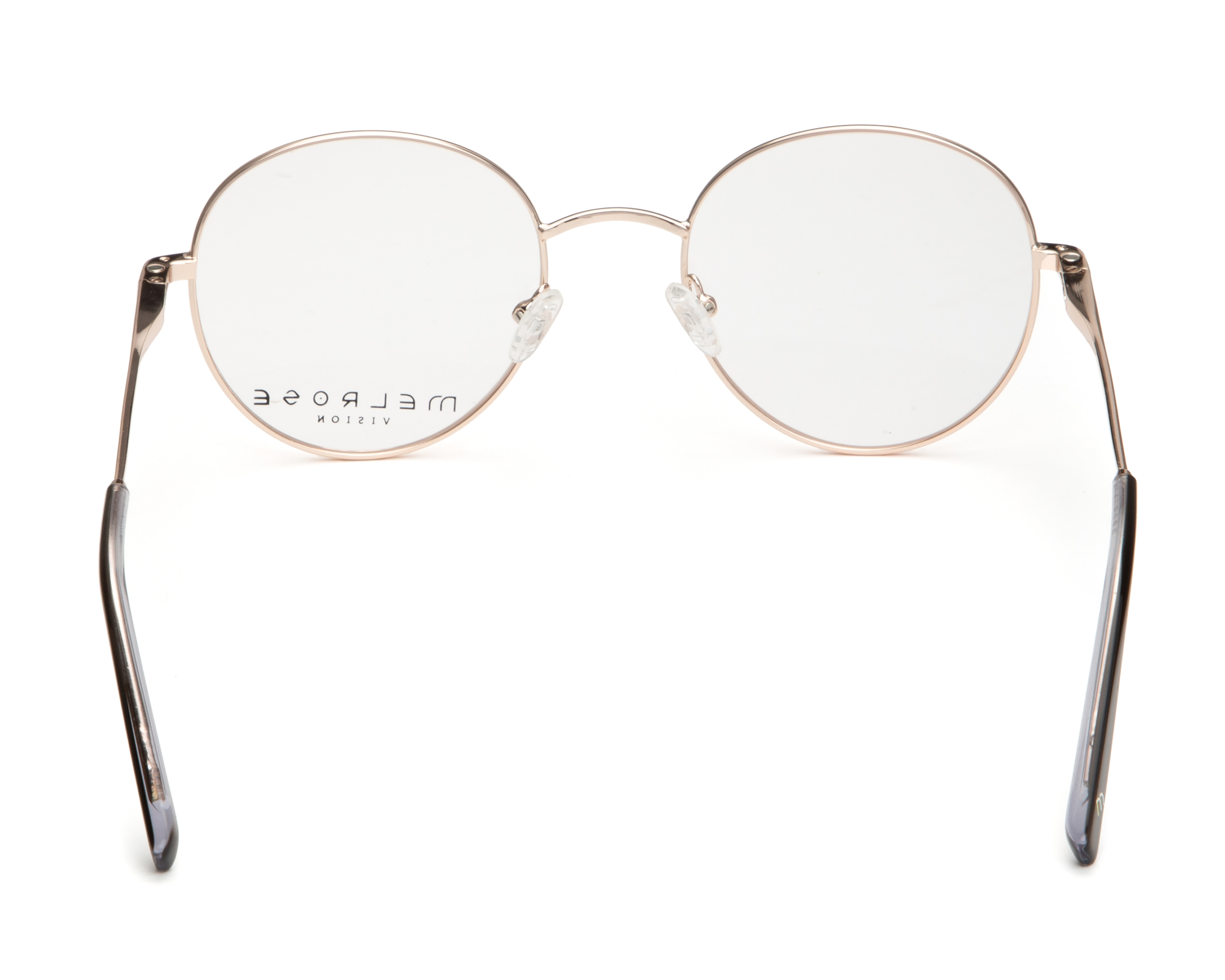 Foto 4 pulgar | Foto 3 | Armazón Oftálmico con Clip On Unisex Melrose Redondo Dorado