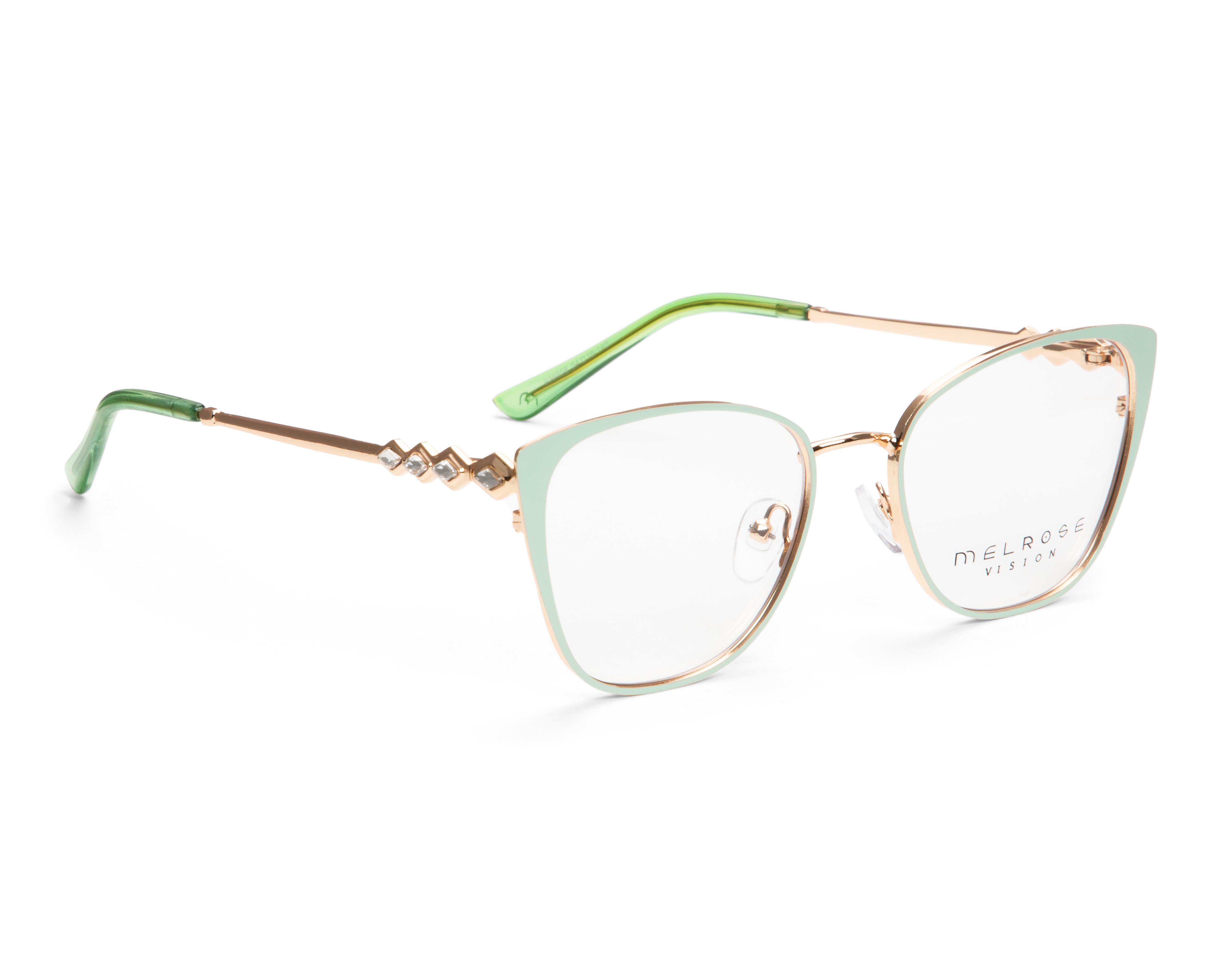 Armazón Oftálmico para Mujer Melrose Cat Eye Verde