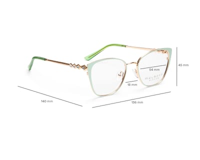 Foto 5 | Foto 5 | Armazón Oftálmico para Mujer Melrose Cat Eye Verde