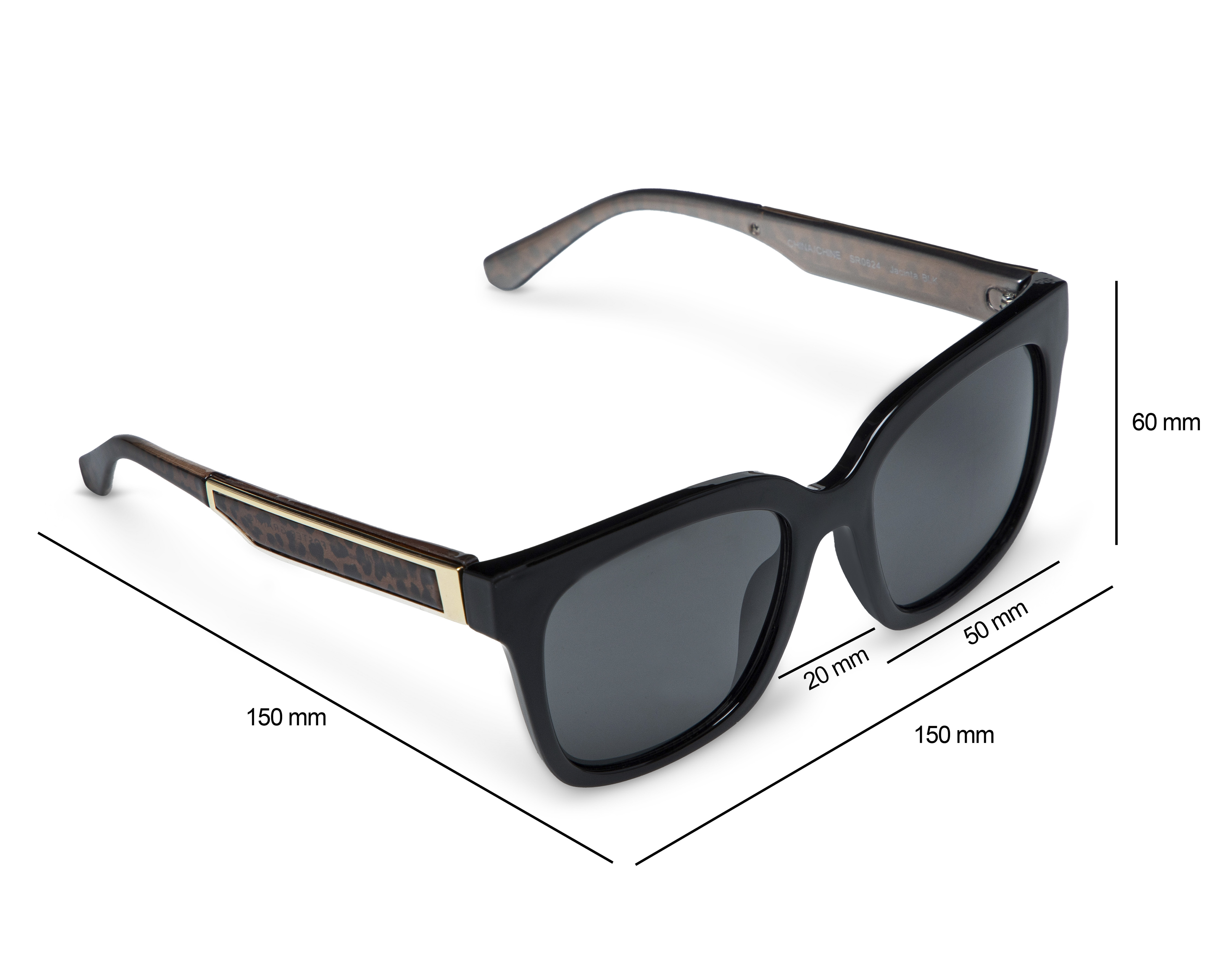 Foto 8 pulgar | Foto 7 | Lentes de Sol para Mujer Sofía Vergara Cuadrados Jacinta Blk Negros