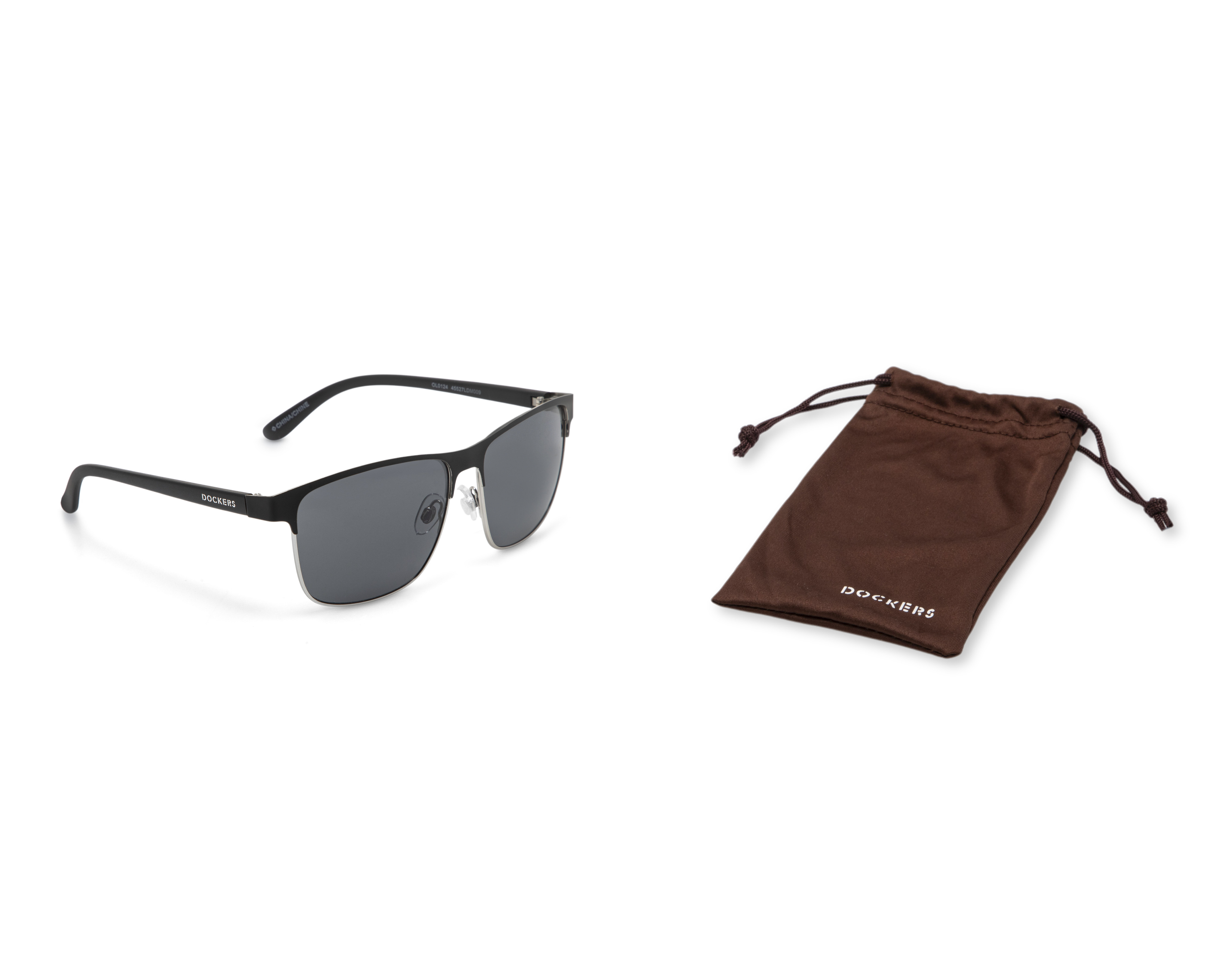 Foto 6 pulgar | Foto 5 | Lentes de Sol para Hombre Dockers Wayfarer 45527LDM009 Negro