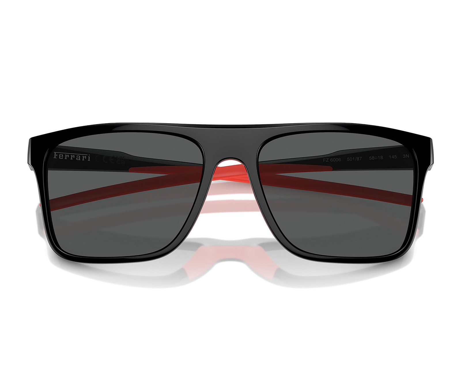 Foto 7 pulgar | Foto 6 | Lentes de Sol para Hombre Ferrari Rectangular 0FZ6006 Negro