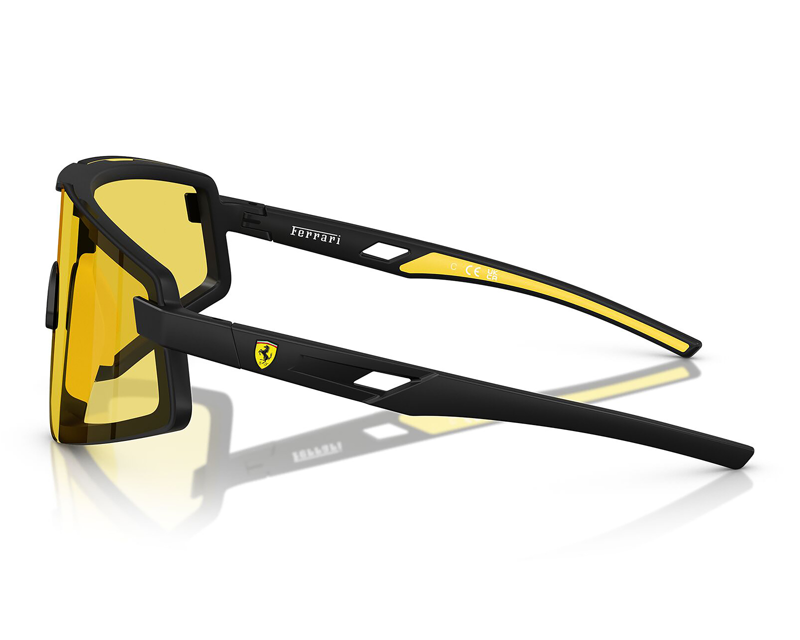 Foto 4 pulgar | Foto 3 | Lentes de Sol para Hombre Ferrari Deportivo Amarillos