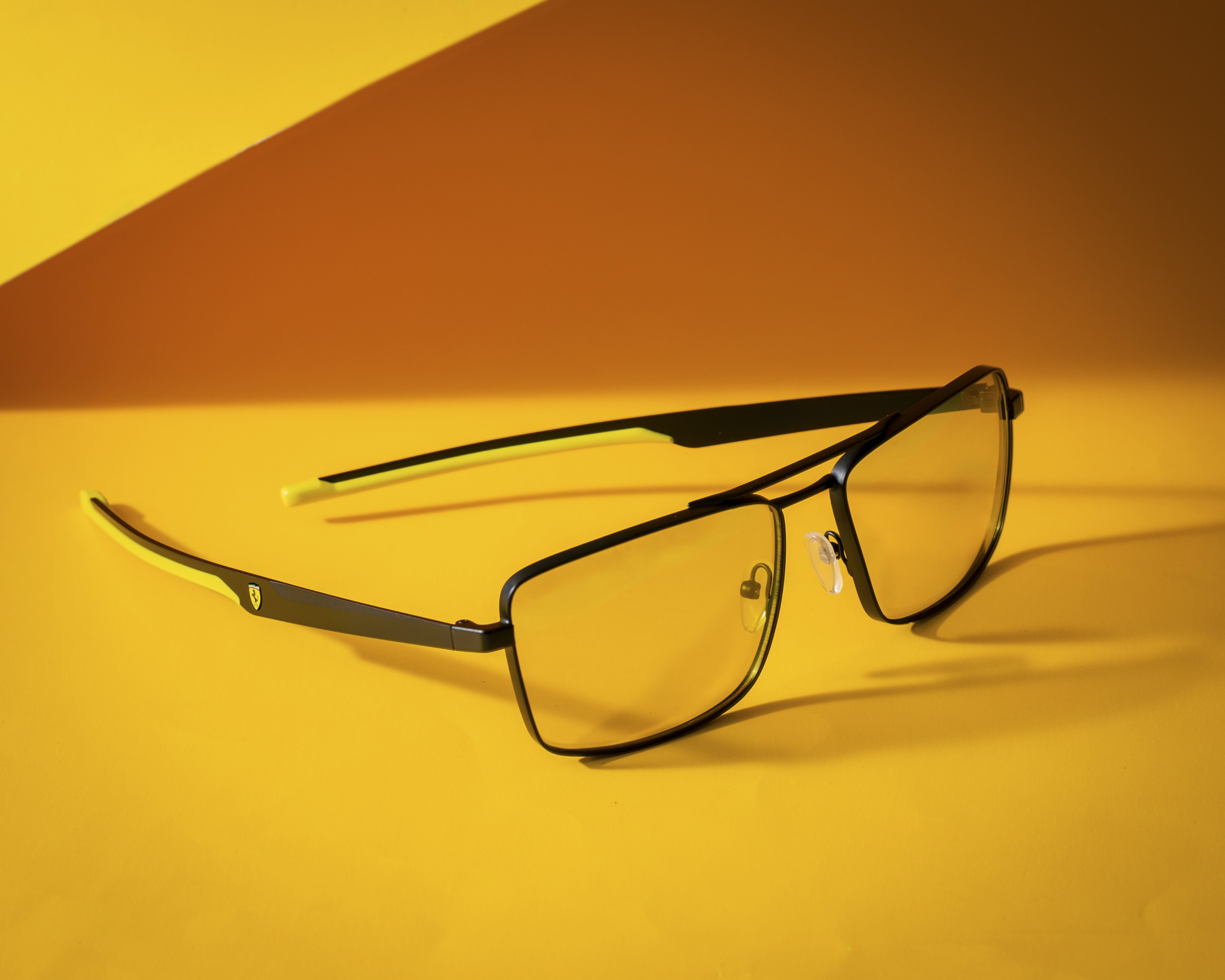 Foto 7 | Foto 7 | Lentes de Sol para Hombre Ferrari Rectangulares Amarillos