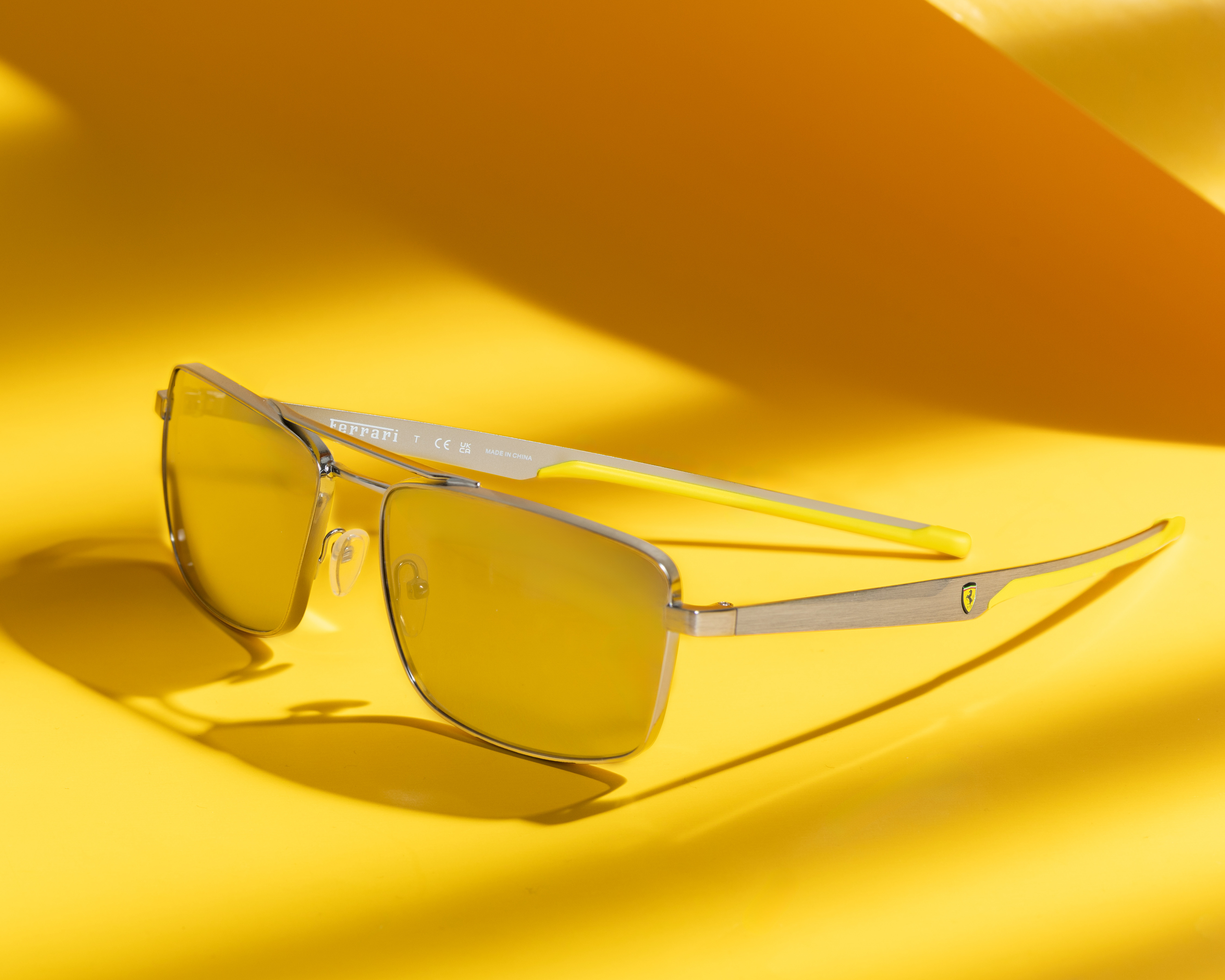 Foto 8 pulgar | Foto 7 | Lentes de Sol para Hombre Ferrari Rectangulares Gris