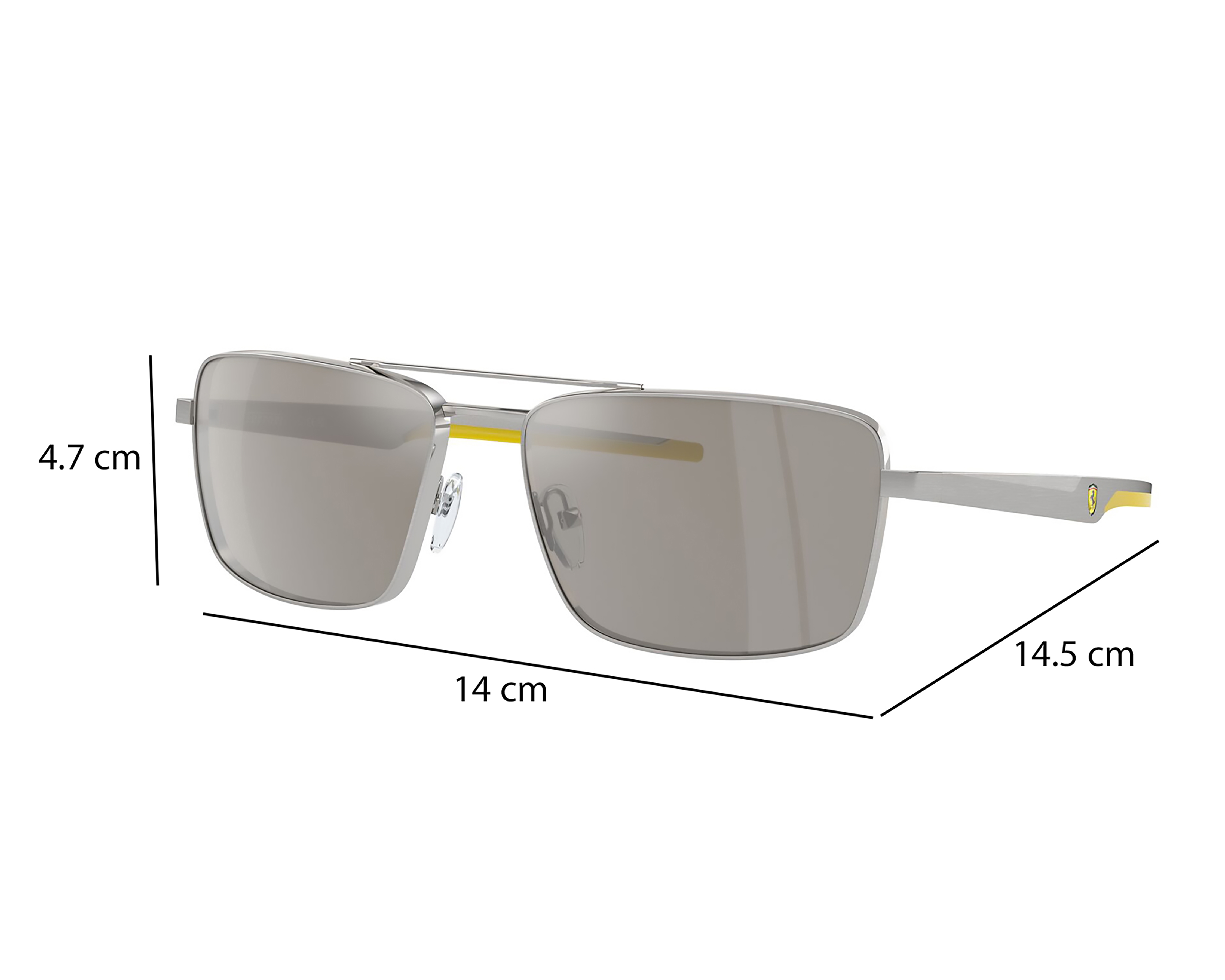 Foto 8 | Foto 8 | Lentes de Sol para Hombre Ferrari Rectangulares Gris