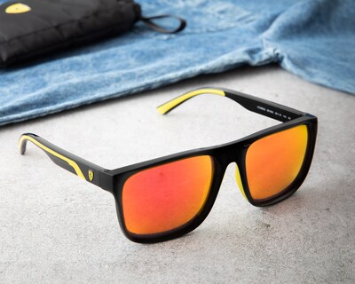 Foto 7 | Foto 7 | Lentes de Sol para Hombre Ferrari Cuadrados Negros