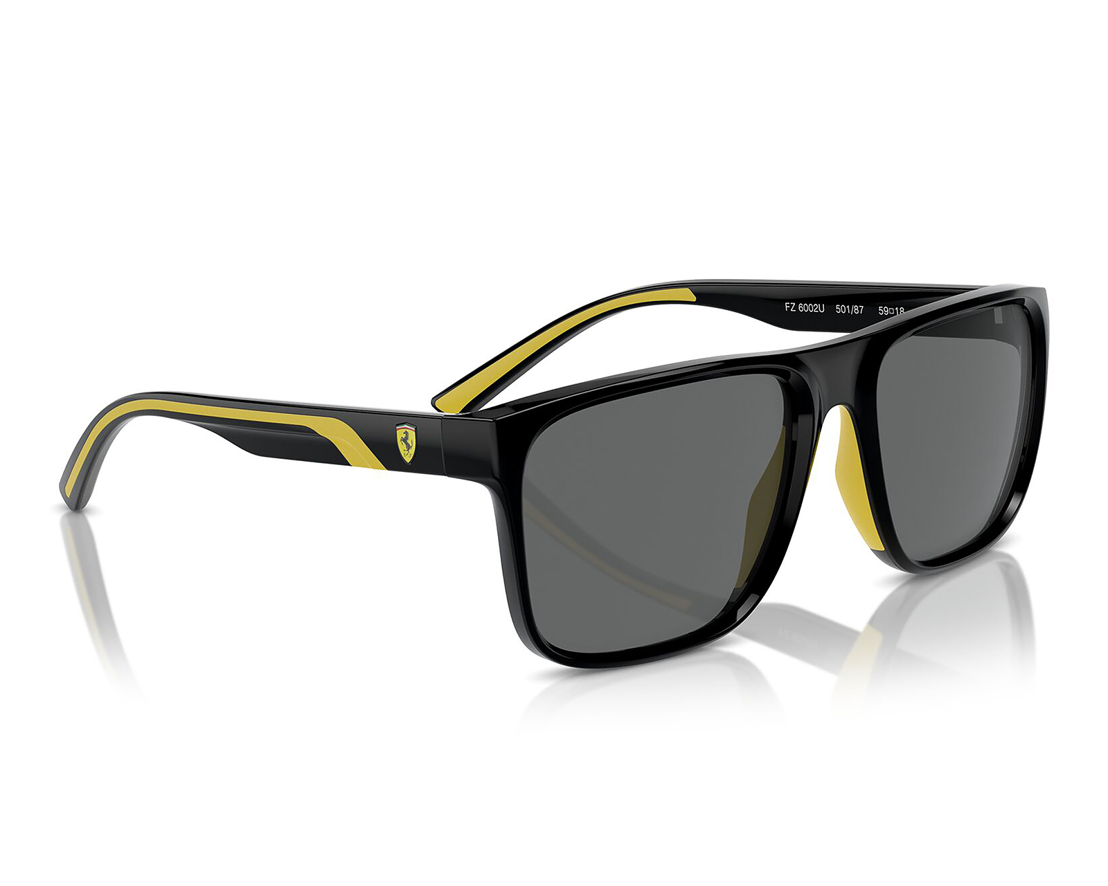 Foto 6 pulgar | Foto 5 | Lentes de Sol para Hombre Ferrari Cuadrados Negros