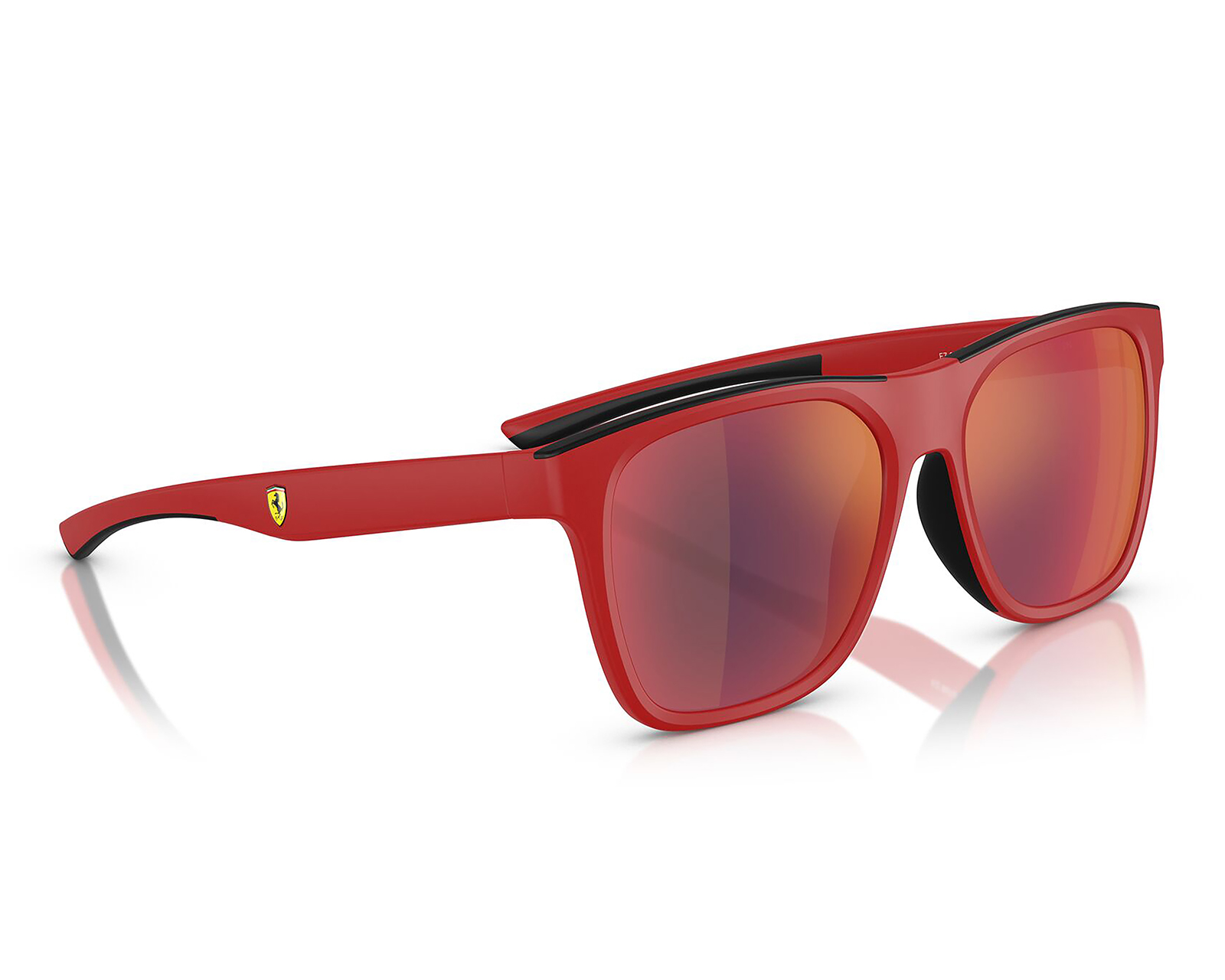 Foto 6 pulgar | Foto 5 | Lentes de Sol para Hombre Ferrari Cuadrados Rojos