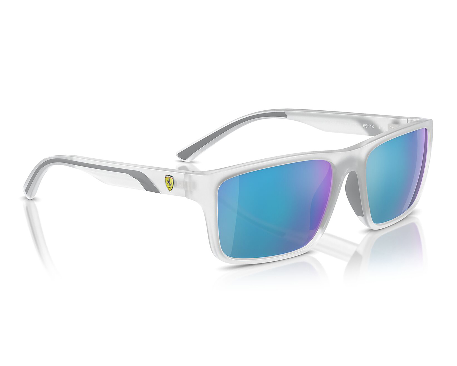 Foto 6 pulgar | Foto 5 | Lentes de Sol para Hombre Ferrari Cuadrado 0FZ6003U Blanco
