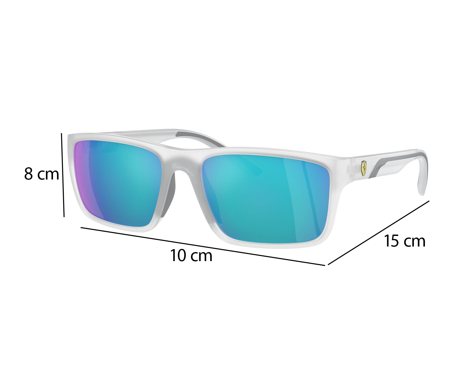 Foto 8 pulgar | Foto 7 | Lentes de Sol para Hombre Ferrari Cuadrado 0FZ6003U Blanco