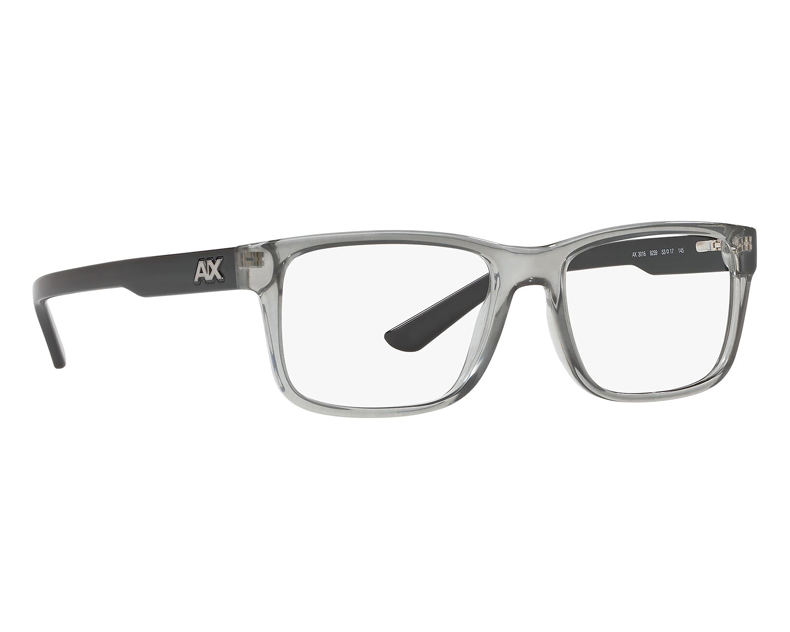 Armazón Oftálmico para Hombre Armani Exchange Rectangular Gris