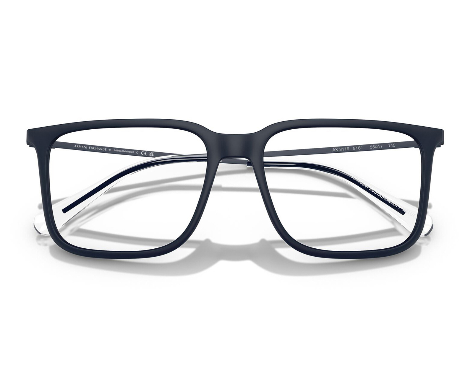 Foto 5 | Foto 5 | Armazón Oftálmico para Hombre Armani Exchange Rectangular Azul