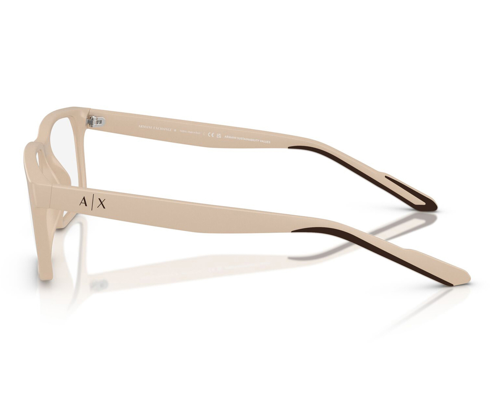 Foto 5 | Foto 5 | Armazón Oftálmico para Hombre Armani Exchange Rectangular Beige