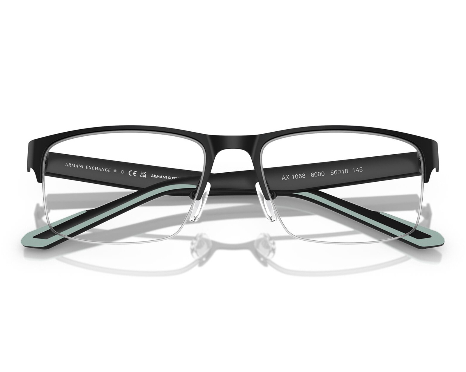 Foto 4 | Foto 4 | Armazón Oftálmico para Hombre Armani Exchange Rectangular Negro
