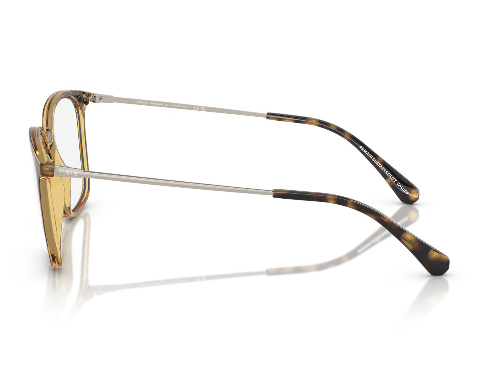 Foto 5 | Foto 5 | Armazón Oftálmico para Hombre Armani Exchange Cuadrado Café