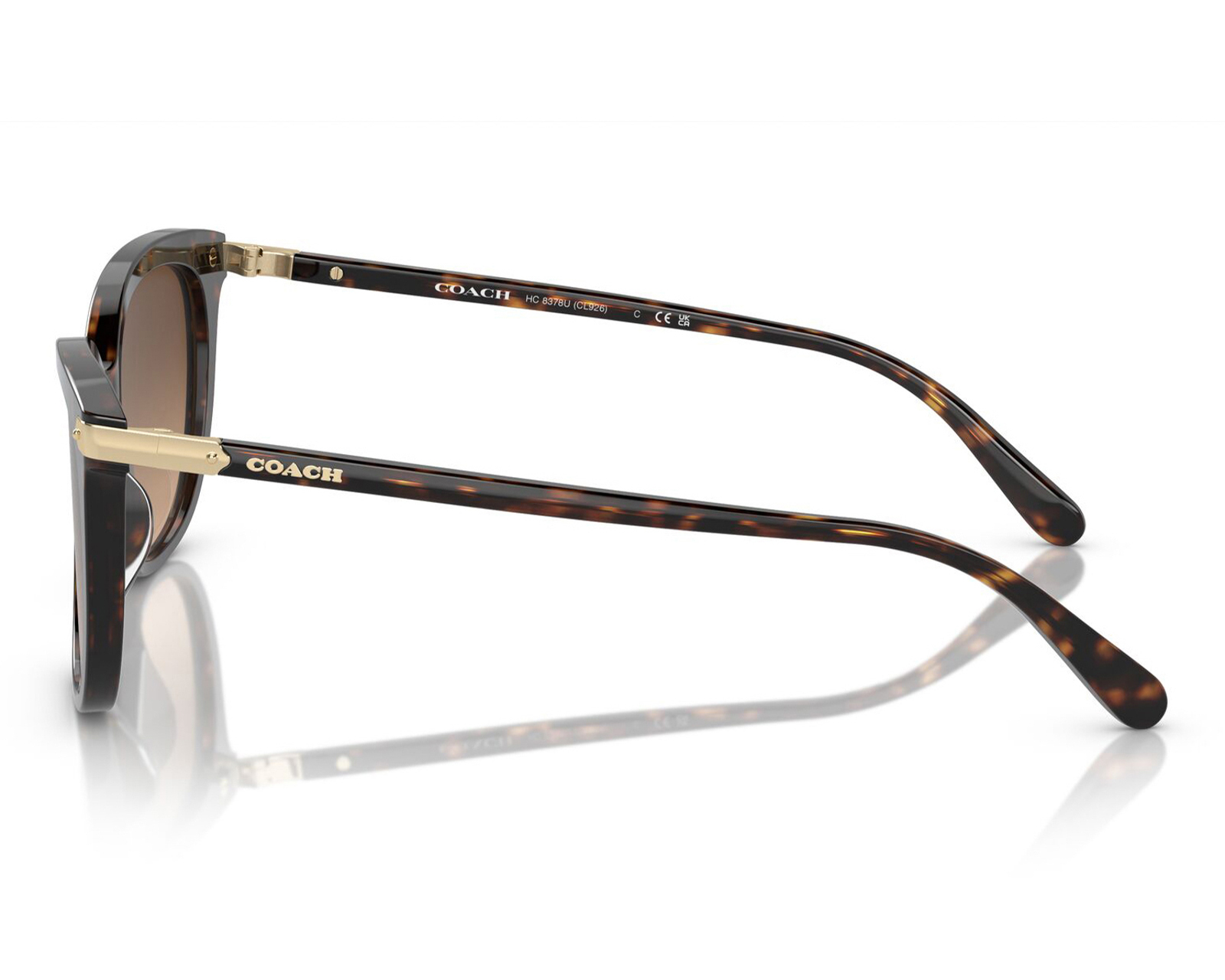 Foto 4 | Foto 4 | Lentes de Sol para Mujer Coach Dark Tortoise Wayfarer Café