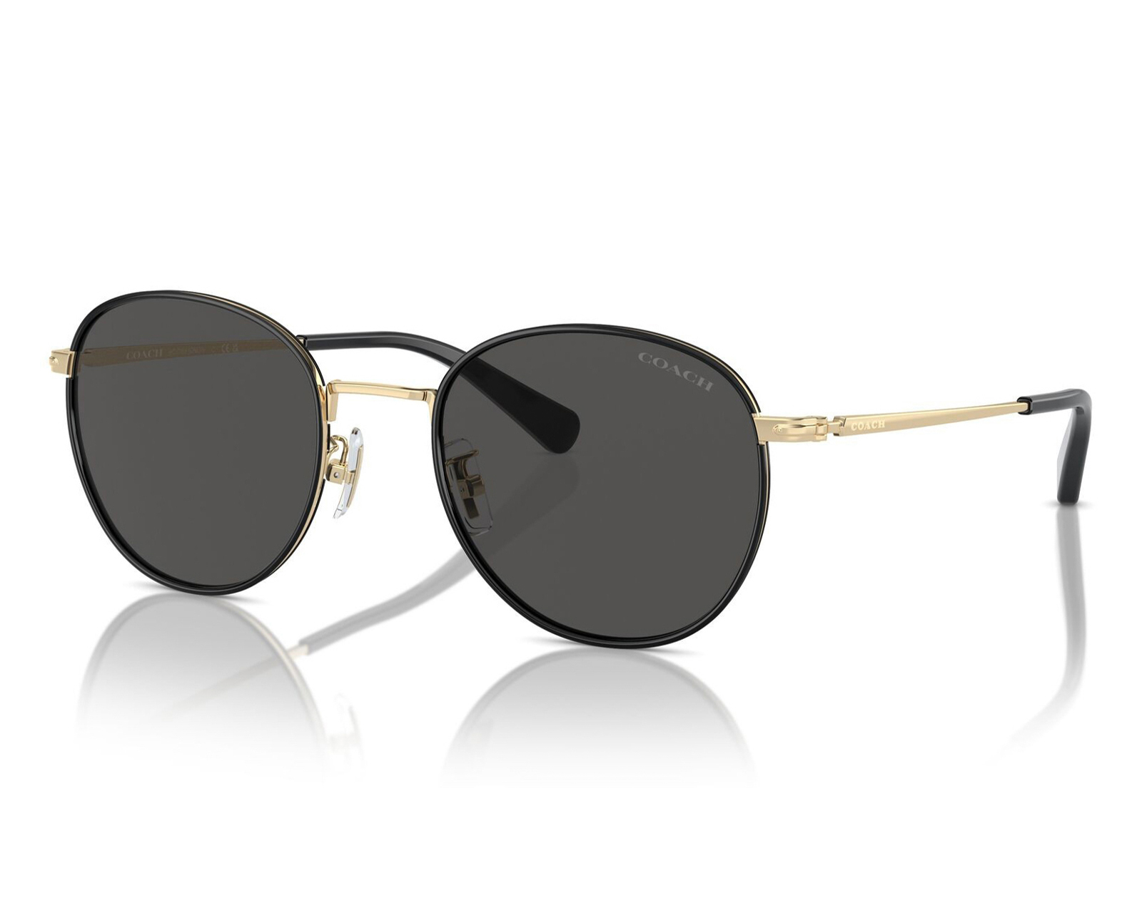 Lente de Sol para Mujer Coach Redondos Negros