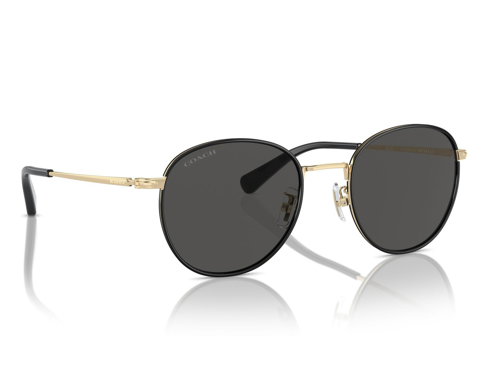 Lente de Sol para Mujer Coach Redondos 0HC7163 934687 Negro