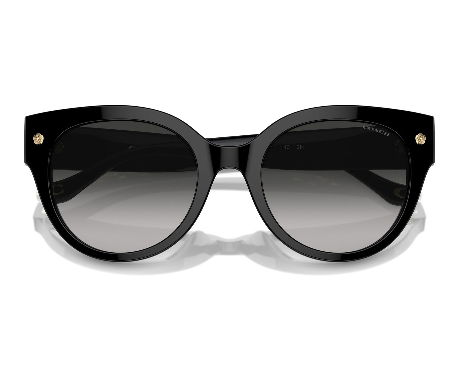 Foto 5 pulgar | Foto 4 | Lentes de Sol para Mujer Coach Redondos Negros