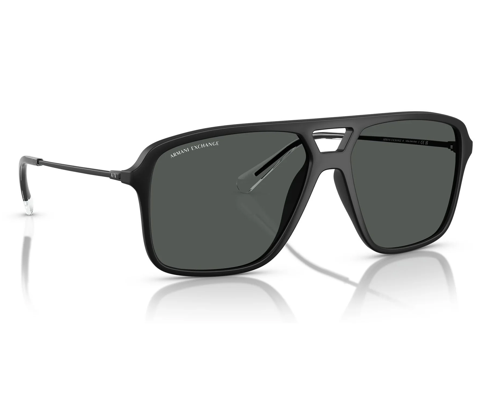 Foto 2 pulgar | Foto 1 | Lentes de Sol para Hombre Armani Exchange Aviador 0AX4150SU 805887 Negro