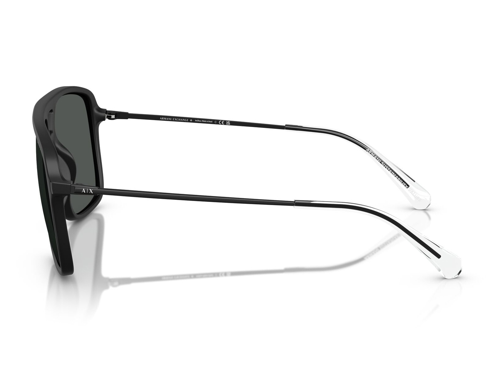 Foto 5 pulgar | Foto 4 | Lentes de Sol para Hombre Armani Exchange Aviador Negros