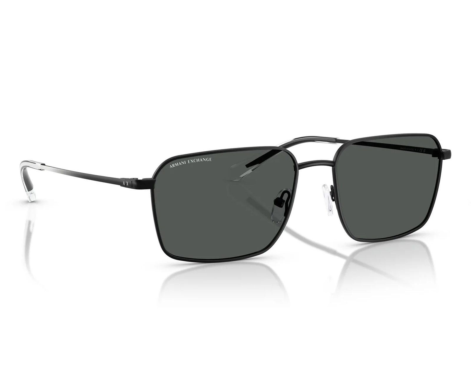 Foto 2 pulgar | Foto 1 | Lentes de Sol para Hombre Armani Exchange Cuadrados 0AX2053S 600087 Negro
