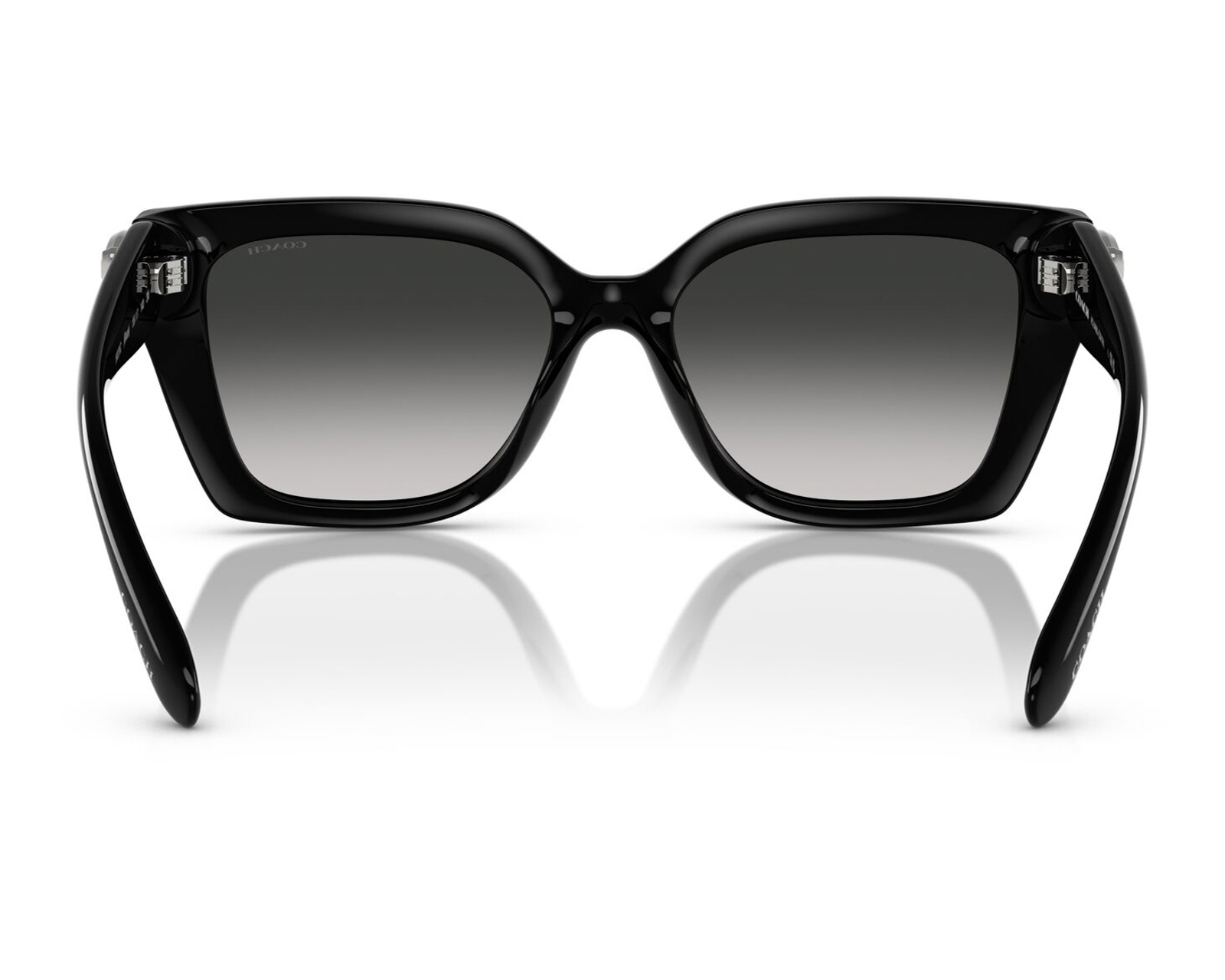 Foto 4 pulgar | Foto 3 | Lentes de Sol para Mujer Coach Rectangulares Negros