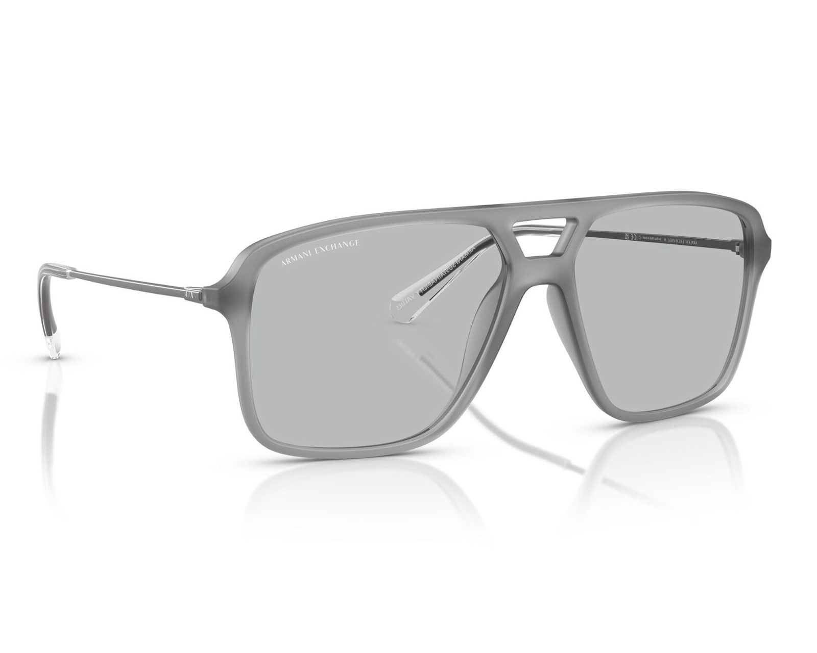 Lentes de Sol para Hombre Armani Exchange Cuadrados 0AX4150SU 836387 Gris