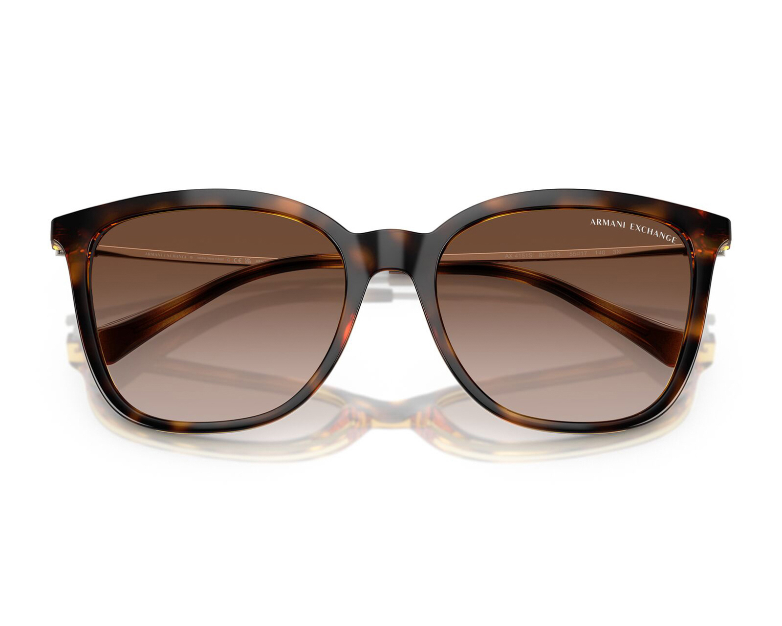 Foto 5 | Foto 5 | Lentes de Sol para Mujer Armani Exchange Wayfarer Café