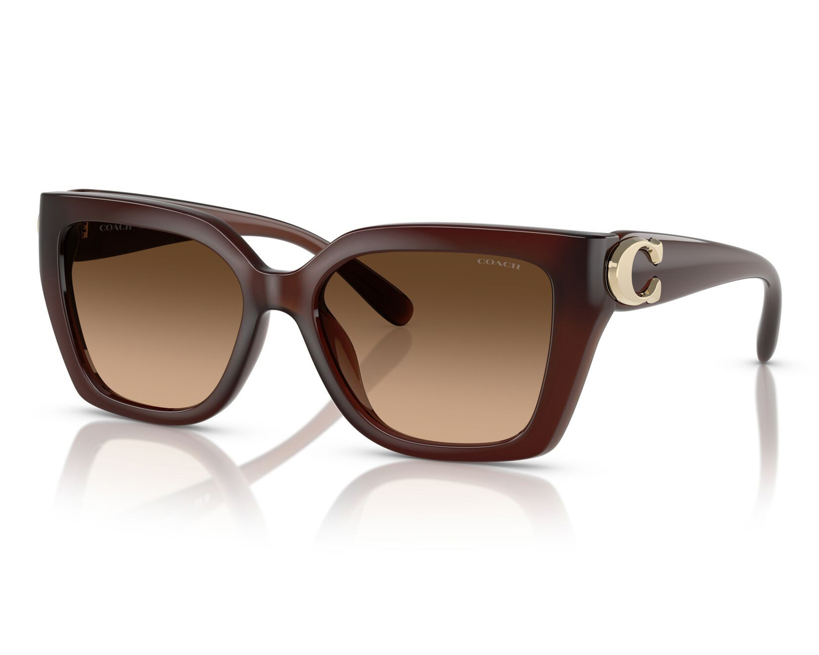 Foto 2 pulgar | Foto 1 | Lentes de Sol para Mujer Coach Wayfarer Café